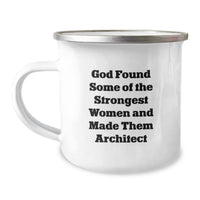 Load image into Gallery viewer, Gifts from Men to Women - Funny Architect Quote Camping Mug, Unique Valentine's Gifts for Architect Friends and Family - Image 1
