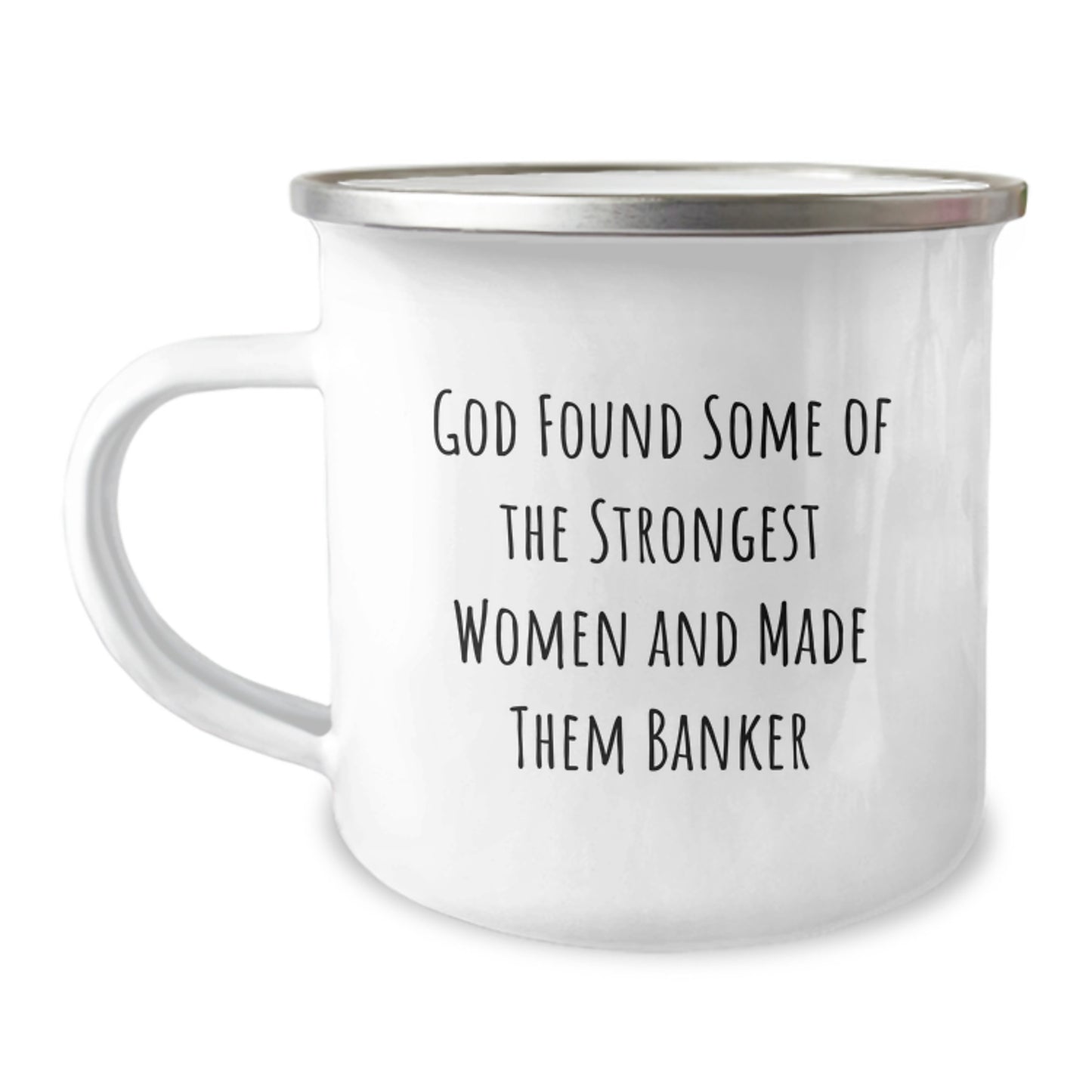 Gifts from Friends for Banker Women - Cute Camping Mug for Graduation Unique Gifts from Men to Women Banker - Image 1