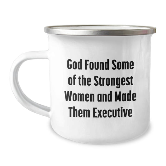 Funny Executive Camping Mugs - Gifts from Men Friends to Executive Women on Valentine's - Executive Gifts for Women, Men, Coworkers, Friends - Image 1