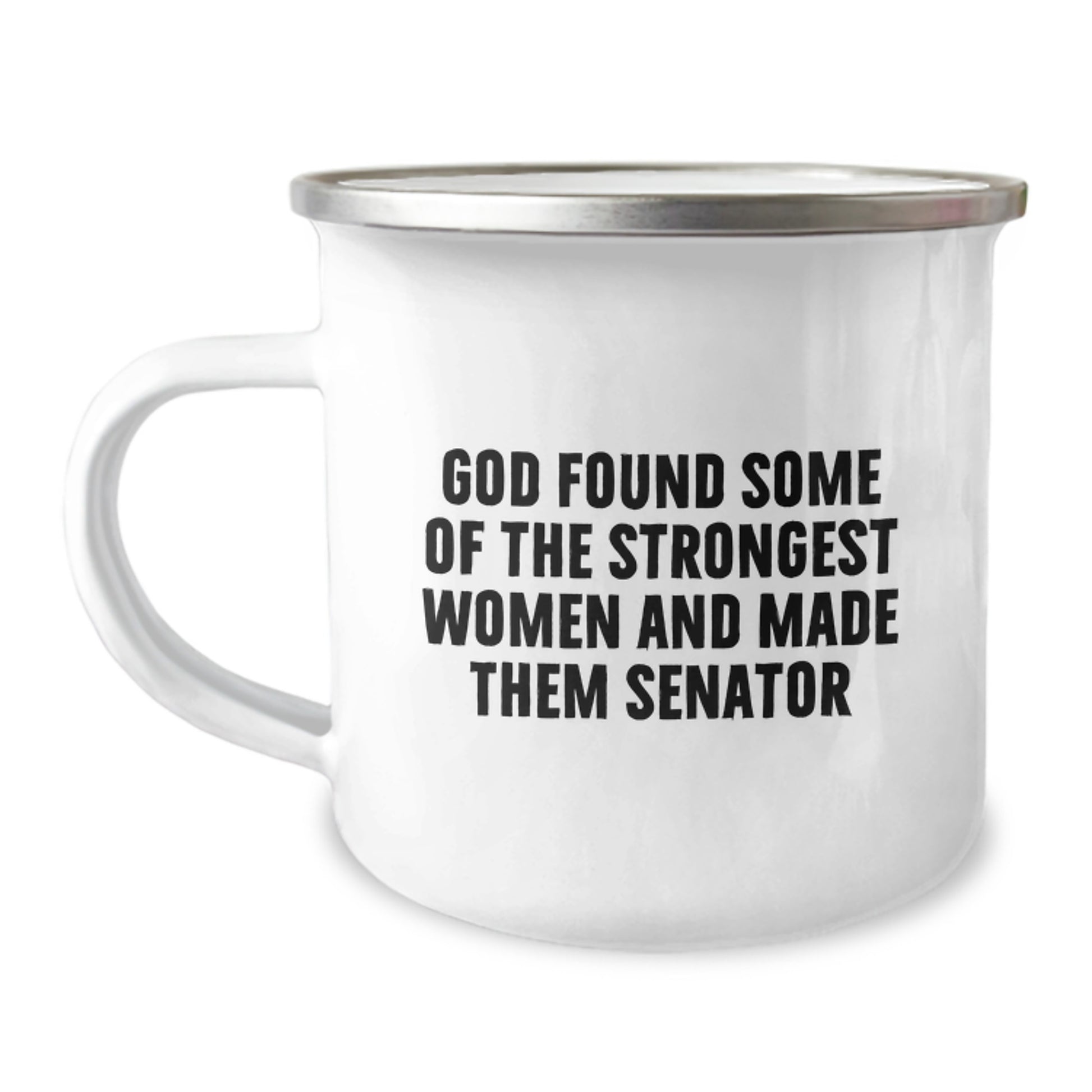 Funny Senator Gifts for Women - Graduation Unique Gifts from Mom, Funny Camping Mug for Senator, Senator Quote Coffee Mug - Image 1