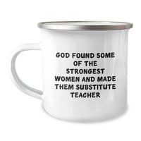 Load image into Gallery viewer, Funny Substitute Teacher Gifts, Christmas Unique Mugs for Women from Men, Funny Coffee Mug for Substitute Teacher Coworkers - Image 1
