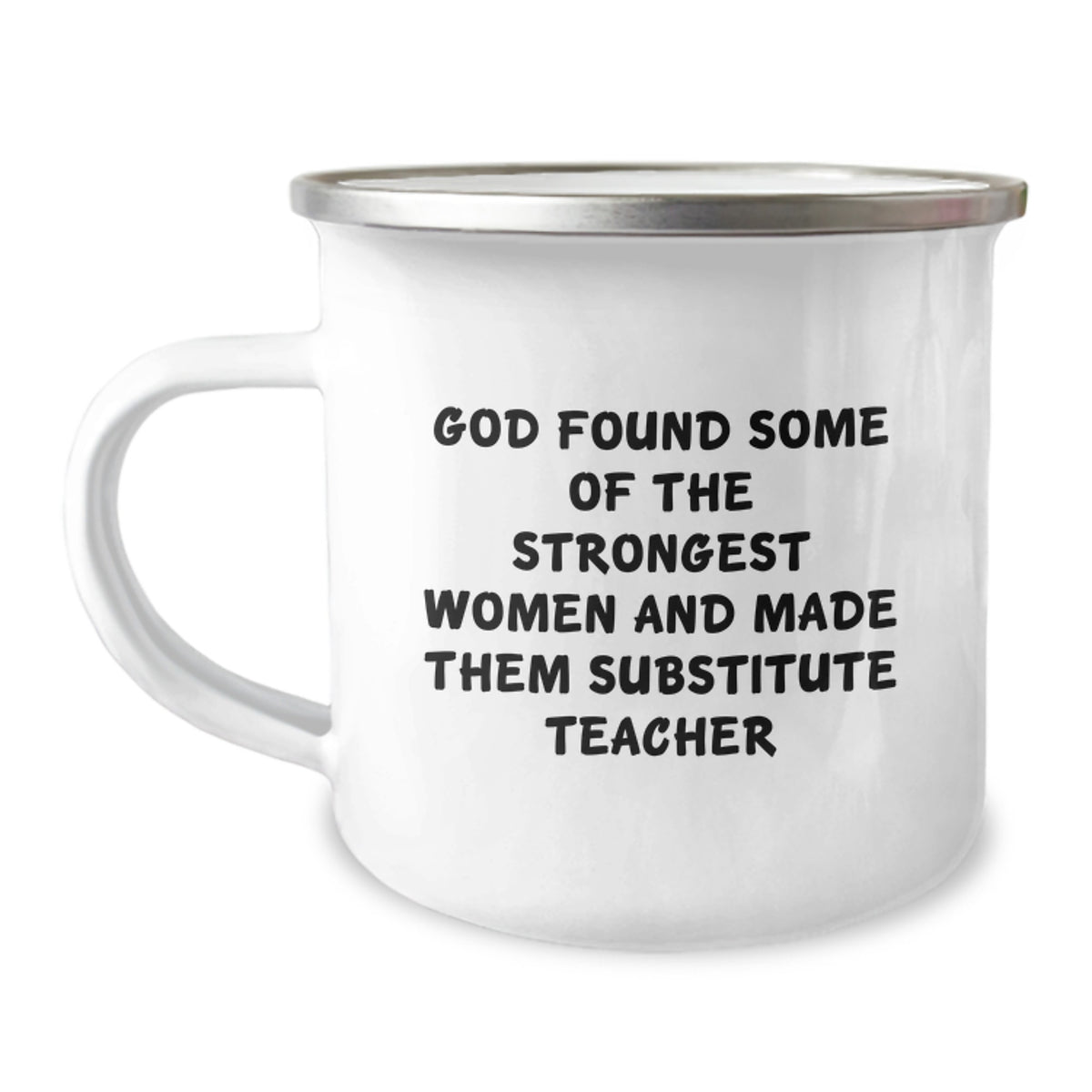 Funny Substitute Teacher Gifts, Christmas Unique Mugs for Women from Men, Funny Coffee Mug for Substitute Teacher Coworkers - Image 1