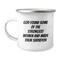 Load image into Gallery viewer, Funny Camping Mug for Surveyor Enthusiasts Gifts from Men to Women Surveyors, Christmas Unique Gifts for Surveyor Friends - Image 1
