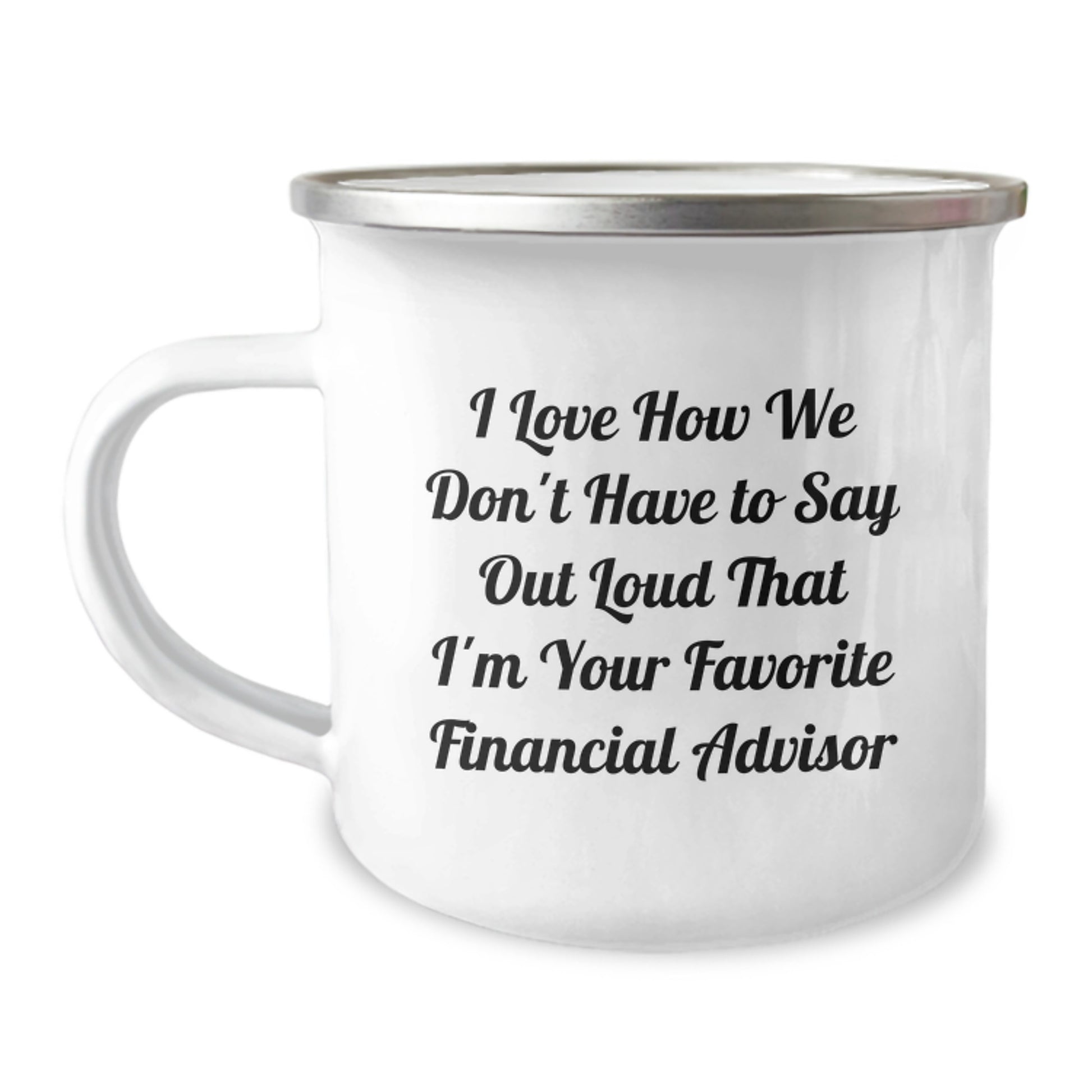 Funny Financial Advisor Gifts for Men - Valentine's Unique Camping Mugs for Financial Advisor Friends from Family - Image 1