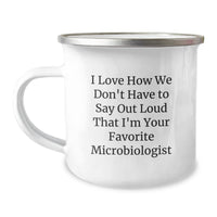 Load image into Gallery viewer, Microbiologist Gifts from Friends and Family - Funny Camping Mug for Men and Women - Christmas Unique Mugs for Favorite Scientists - Image 1
