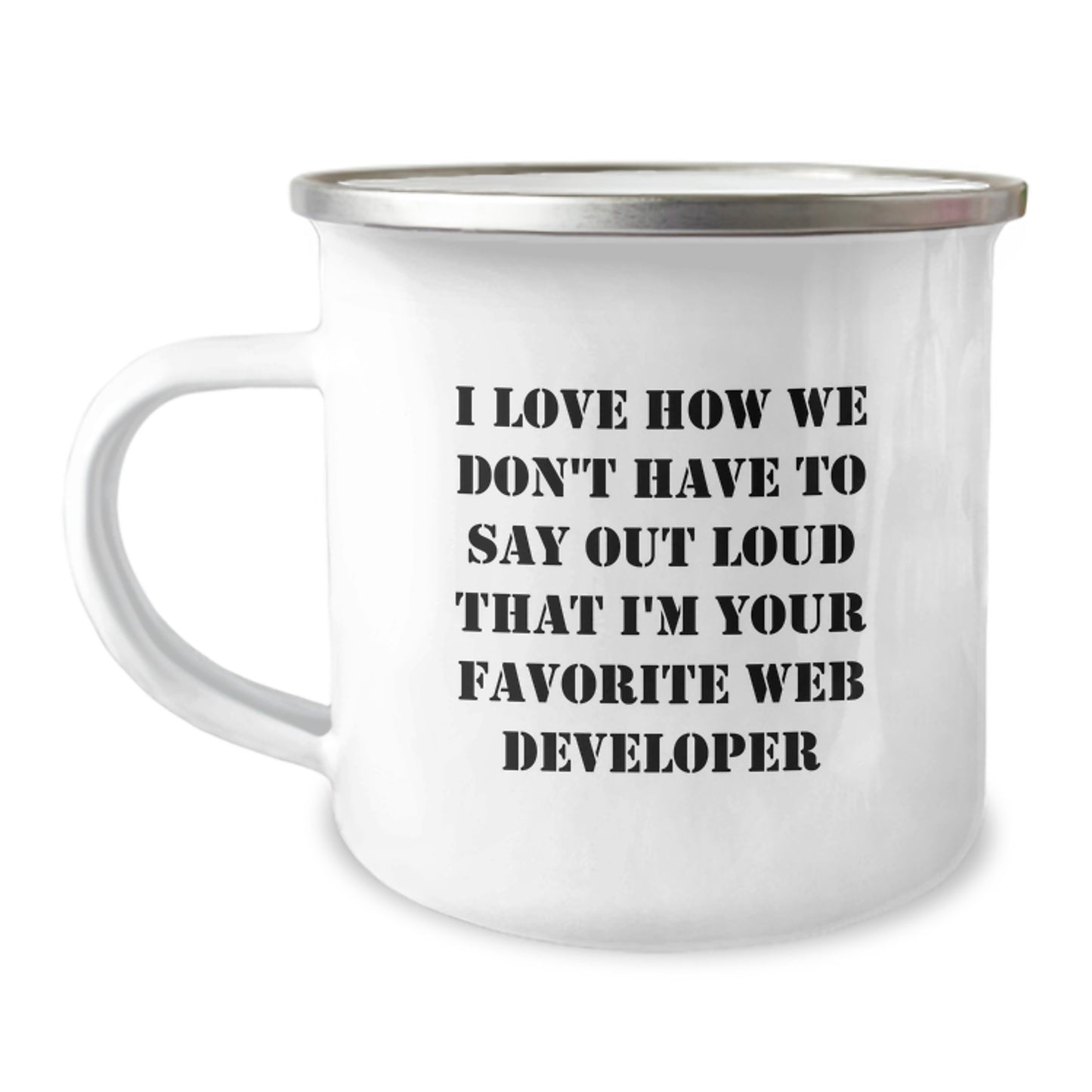 Funny Web Developer Camping Mug Gifts from Friends for Graduation Unique Web Developer Lover - Image 1