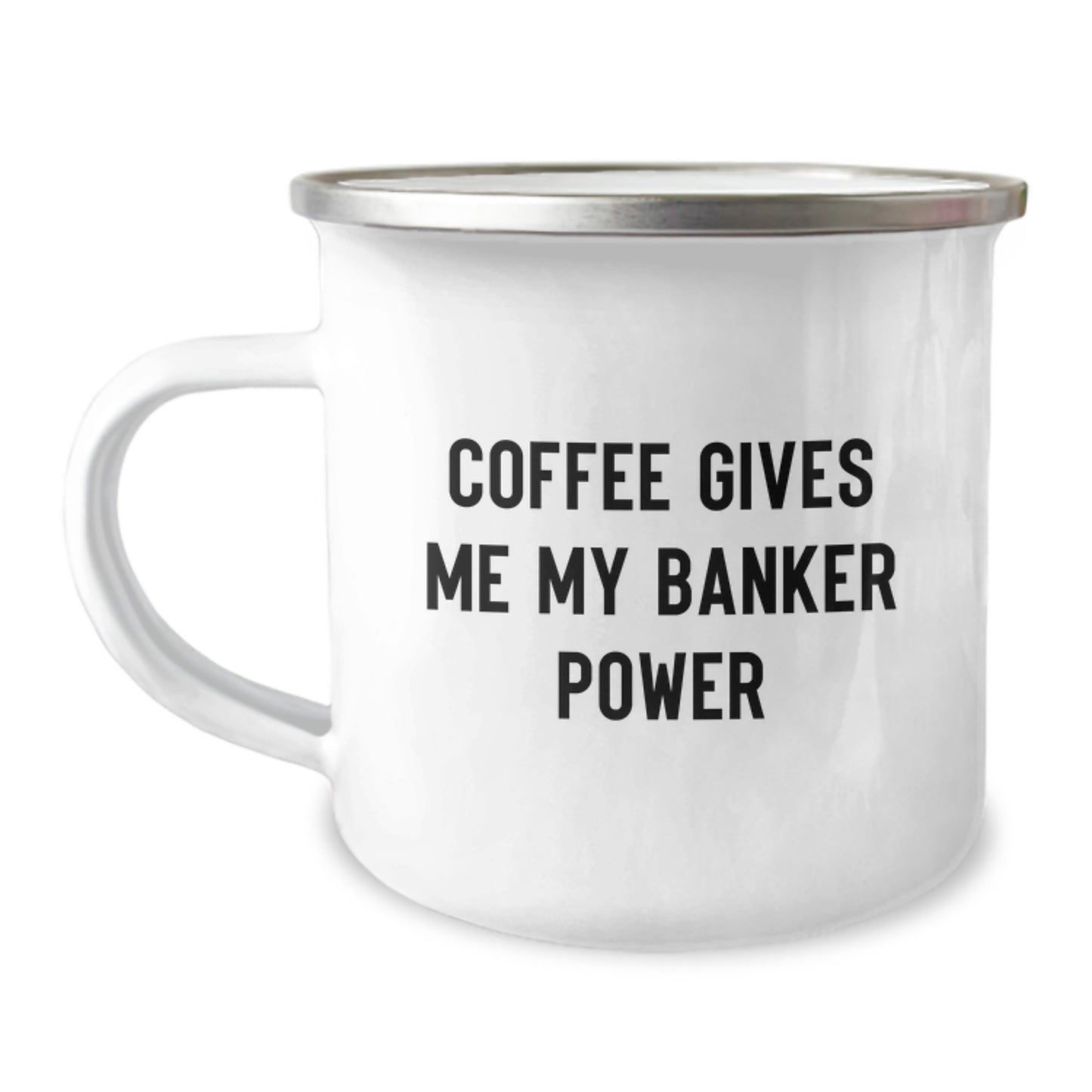 Funny Banker Gifts for Men from Friends, Camping Mug Coffee Lover, Commemorating Graduation Unique - Image 1