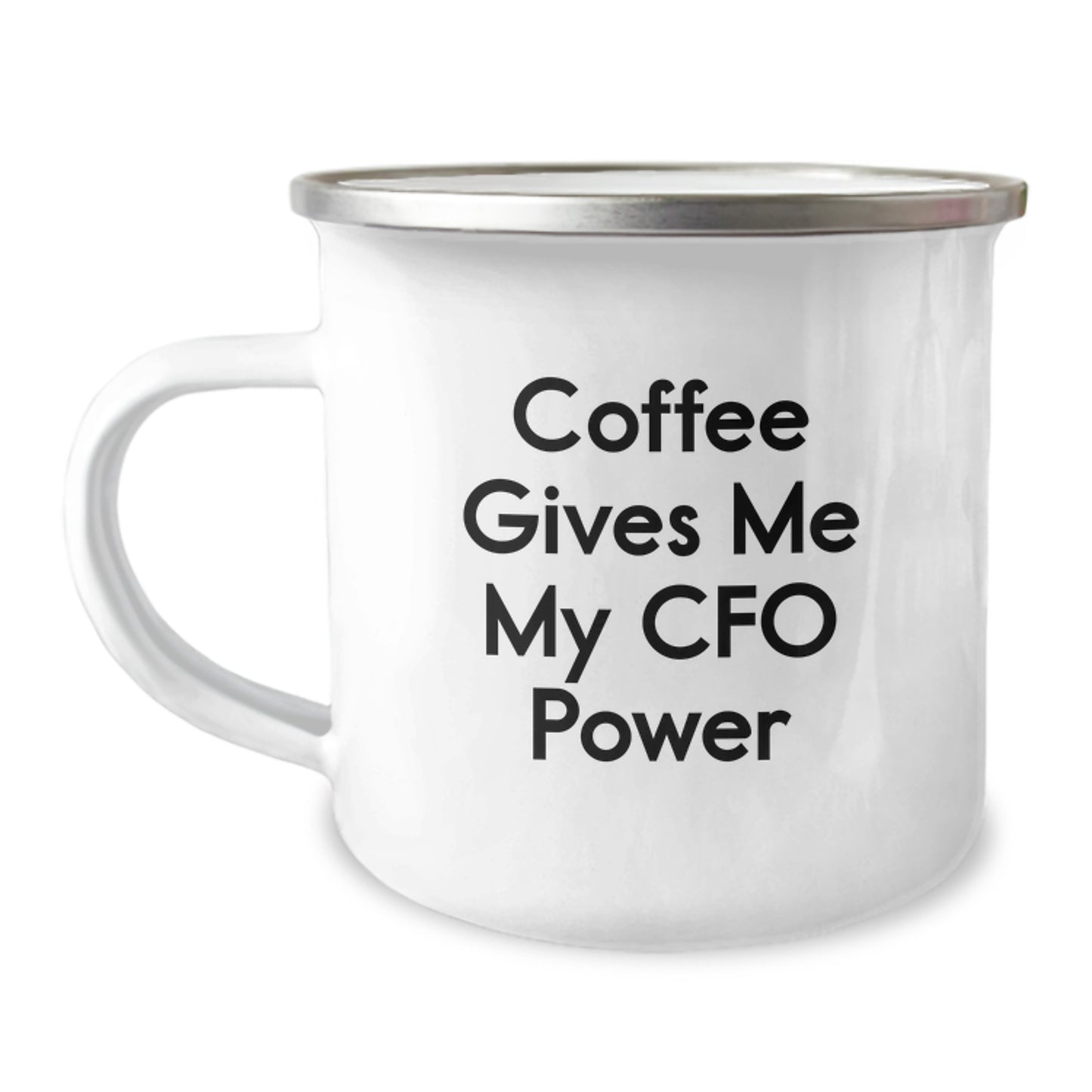 CFO Gifts for Men Funny Coffee Lovers Camping Mug - Unique Graduation Gifts from Friends - Image 1
