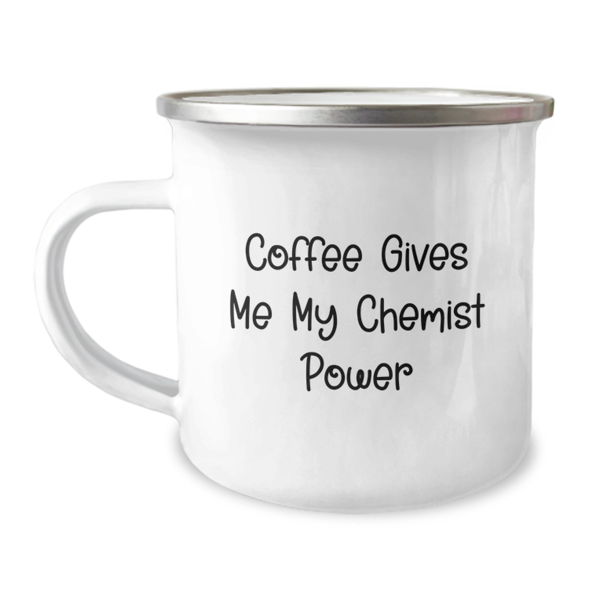 Funny Quote Chemist Camping Mug, Christmas Unique Gifts from Friends for Chemist Men, Keeps Coffee Hot - Image 1