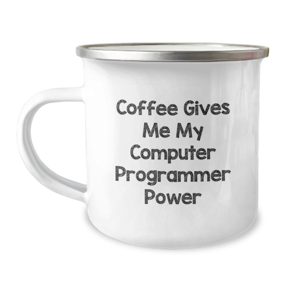 Funny Computer Programmer Gifts from Friends to Computer Programmer Men - Christmas Unique Coffee Mug for Camping - Image 1