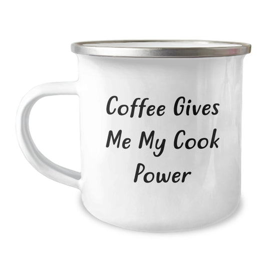 Cute Cook Gifts for Men, Funny Coffee Lover Camping Mug, Graduation Unique Gifts from Family, Friends, Coworkers - Image 1