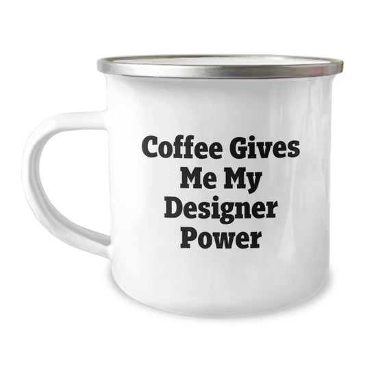 Designer Camping Mug Gifts from Friends - Funny Quote Coffee Lover, Gifts for Men, Women, Friends, and Coworkers, Graduation Unique Gifts - Image 1