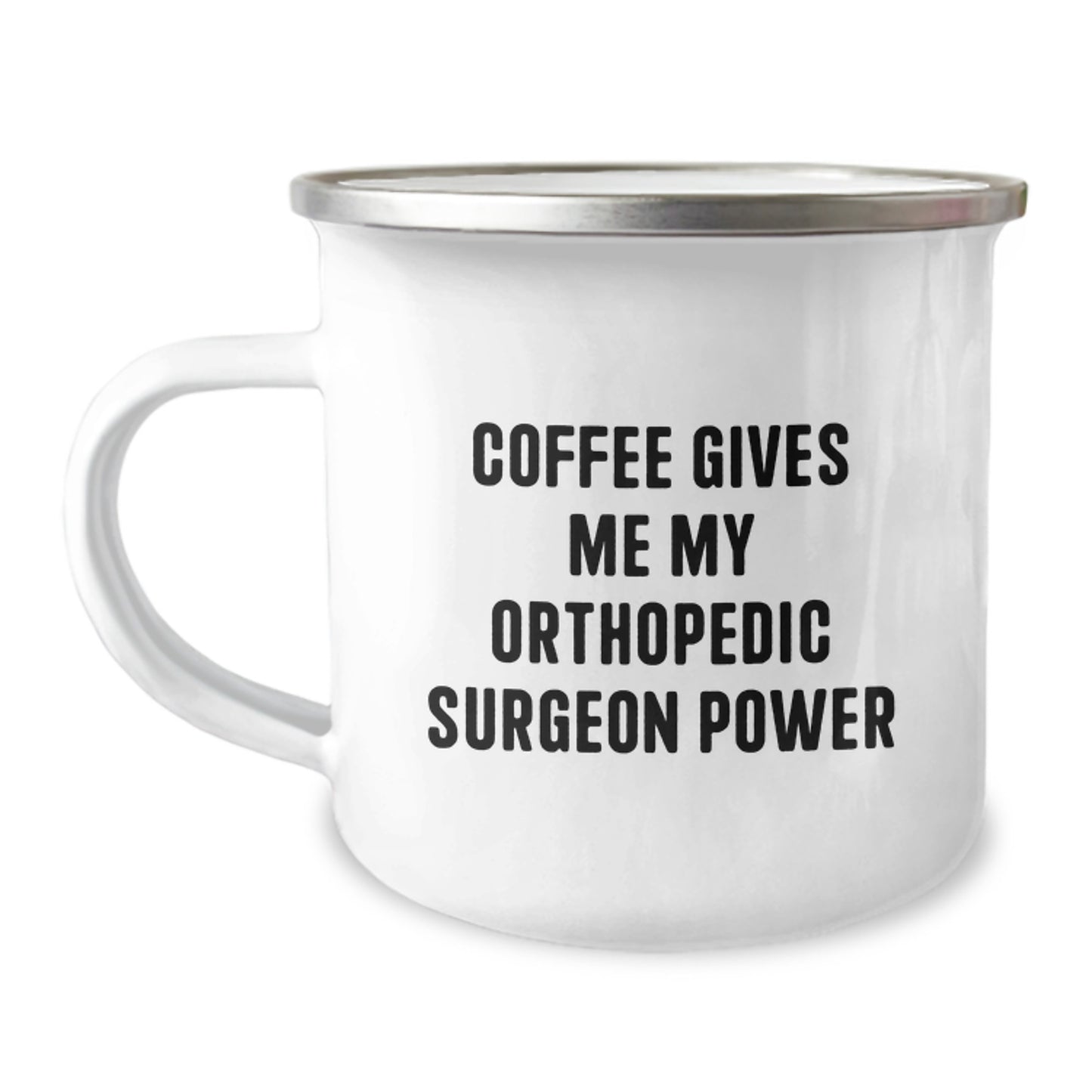Orthopedic Surgeon Coffee Lover Gifts, Funny Camping Mug for Valentine's Unique Presents from Men to Orthopedic Surgeon Friends - Image 1