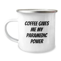 Load image into Gallery viewer, Funny Rescue Worker Gifts from Friends for Rescue Worker Birthday, Camping Mug Coffee Lovers, &#39;Coffee Gives Me My Rescue Worker Power&#39; - Image 1

