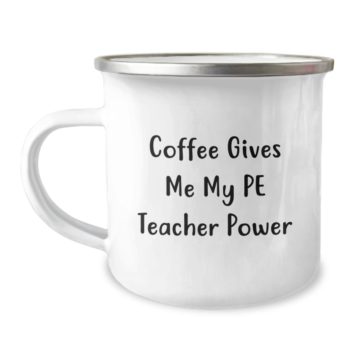 Funny PE Teacher Camping Mug Gifts from Friends for PE Teacher Birthday Unique - Image 1