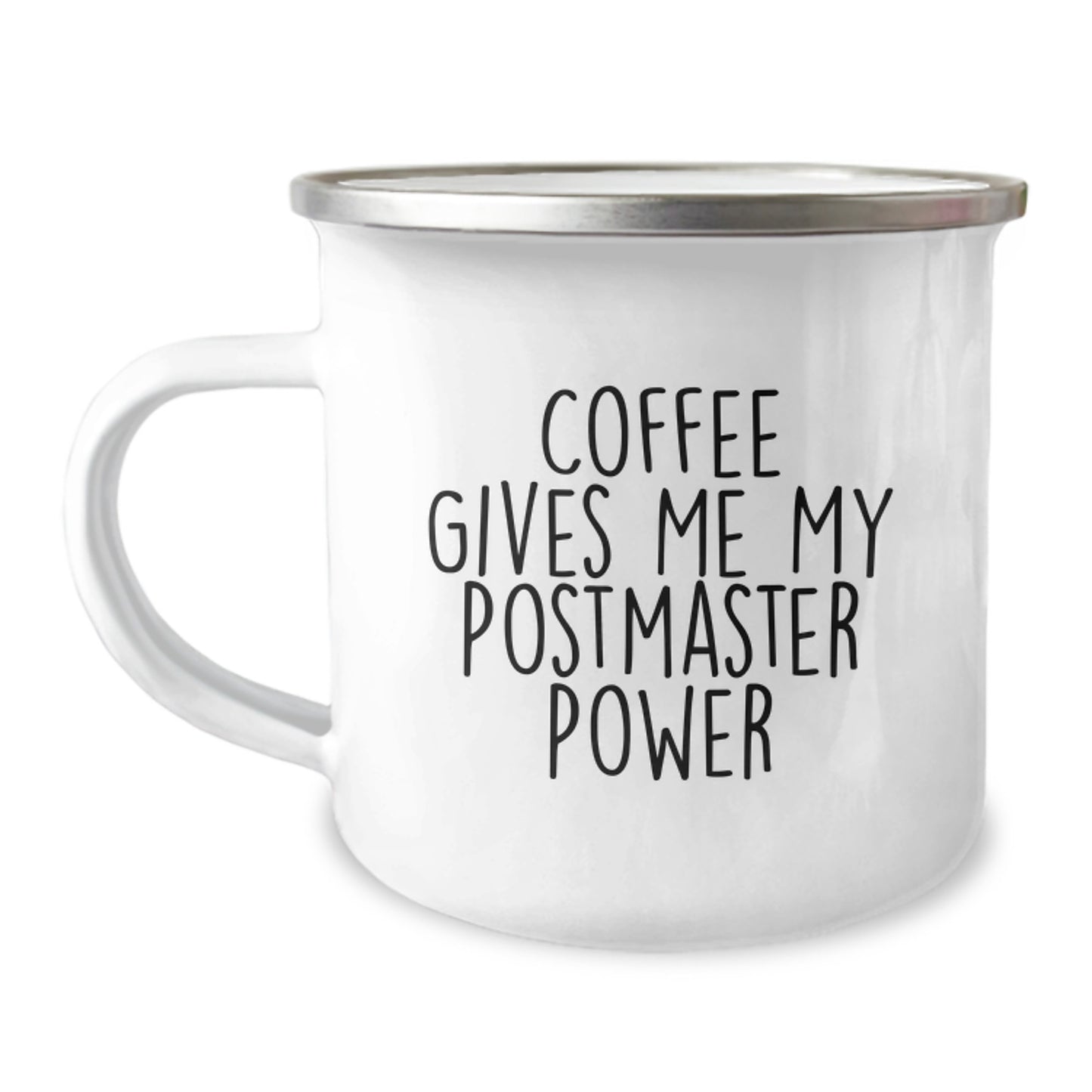 Funny Postmaster Gifts for Men - Graduation Unique Gifts from Friends - Coffee Gives Me My Postmaster Power - Image 1