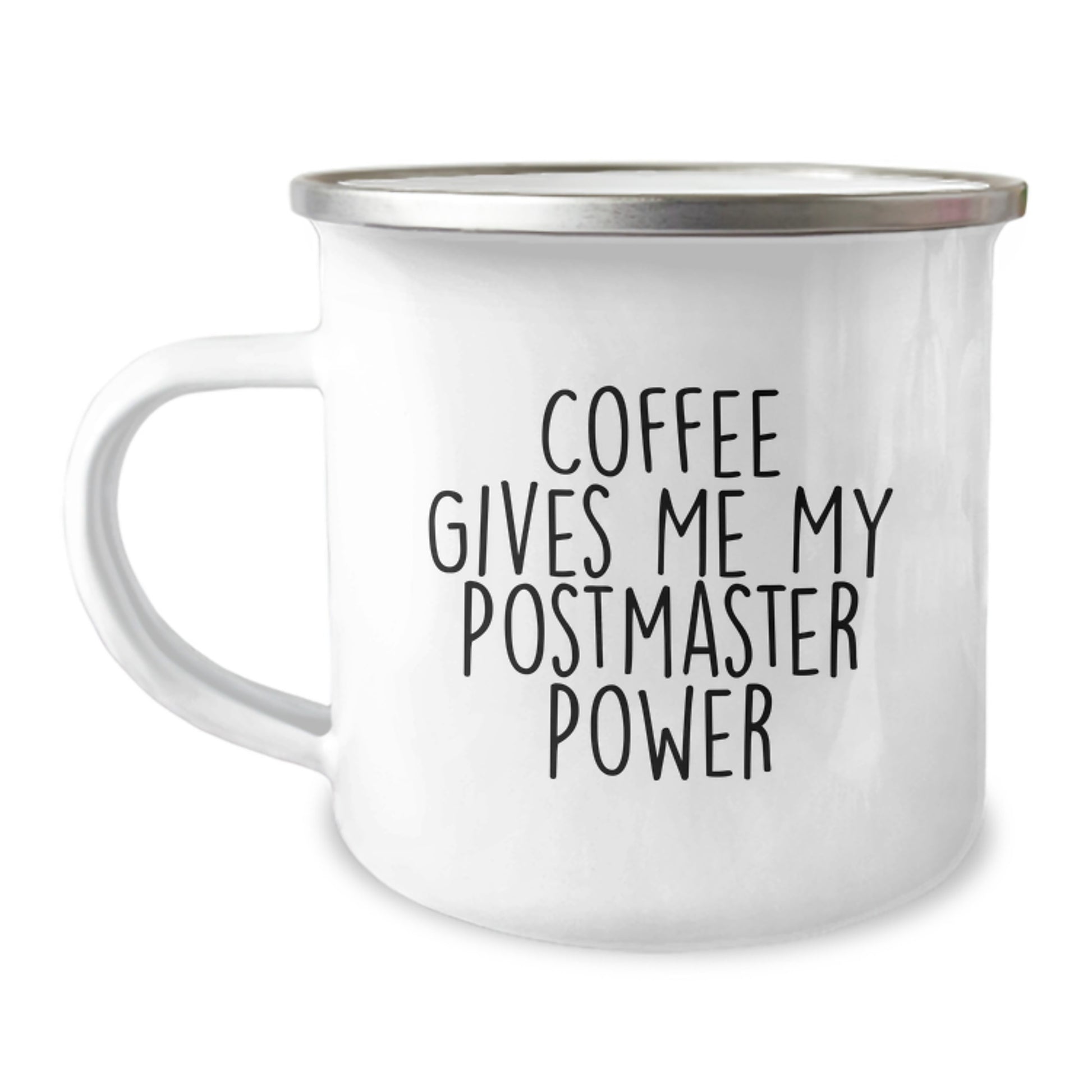 Funny Postmaster Gifts for Men - Graduation Unique Gifts from Friends - Coffee Gives Me My Postmaster Power - Image 1