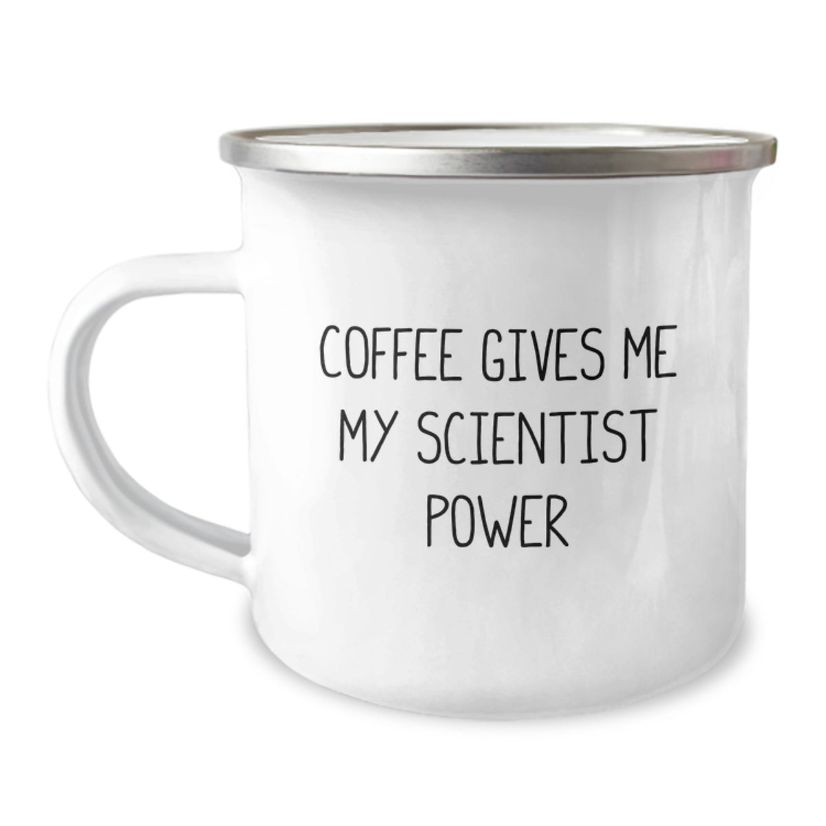 Funny Scientist Gifts for Men - Coffee Gives Me My Scientist Power Camping Mug, Unique Christmas Unique Gifts from Friends - Image 1