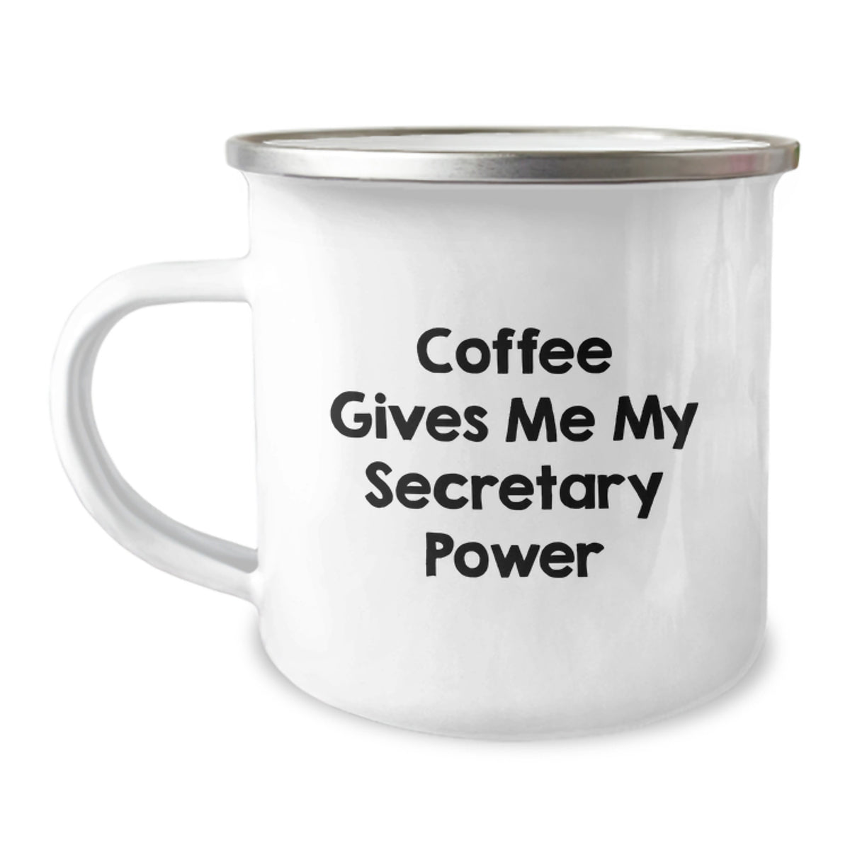 Funny Secretary Power Camping Mug, Gifts from Friends to Secretary, Perfect Christmas Unique Gift for Secretary or Office - Image 1