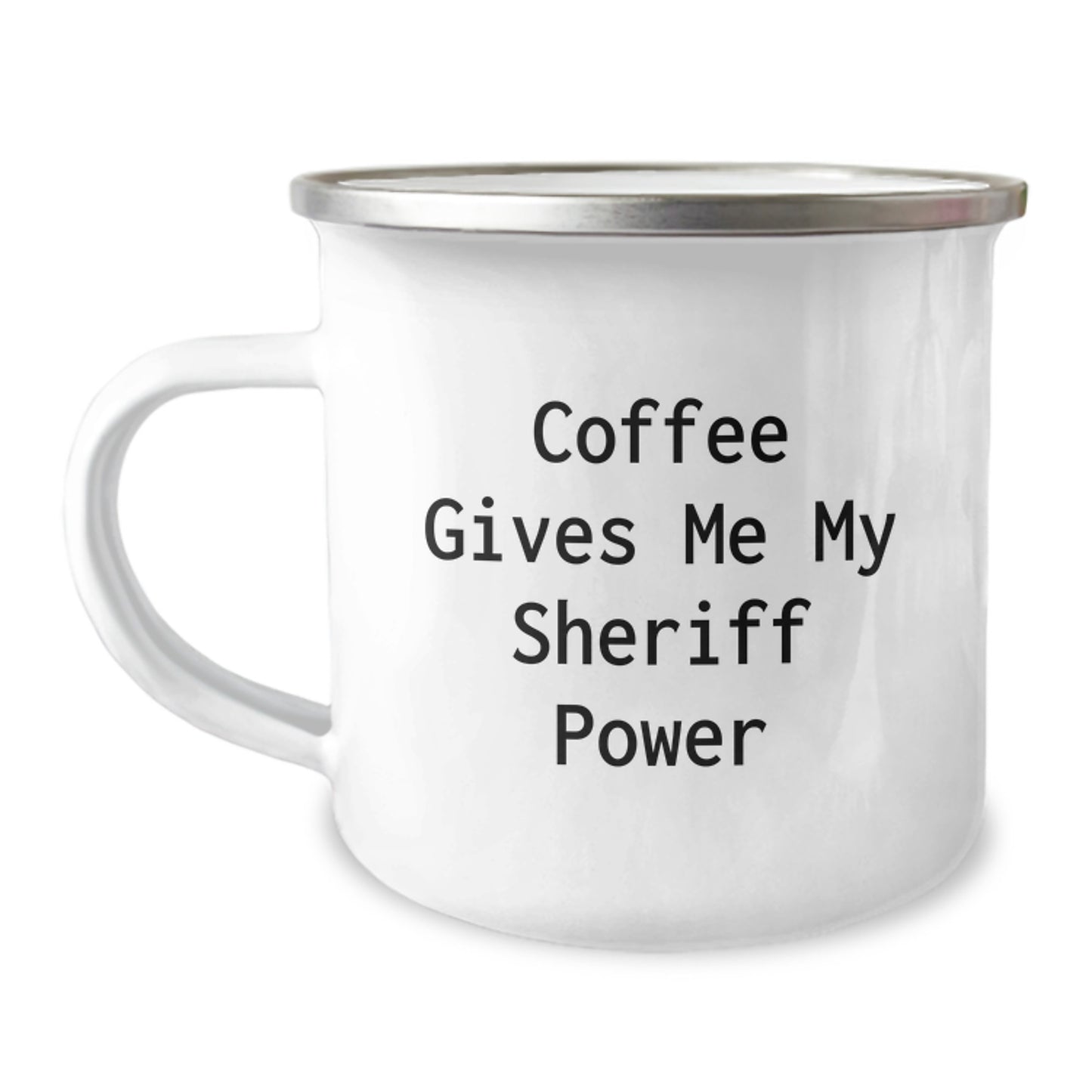 Funny Sheriff Gifts from Friends to Graduation Unique Sheriff Camping Mug Coffee Lovers - Image 1