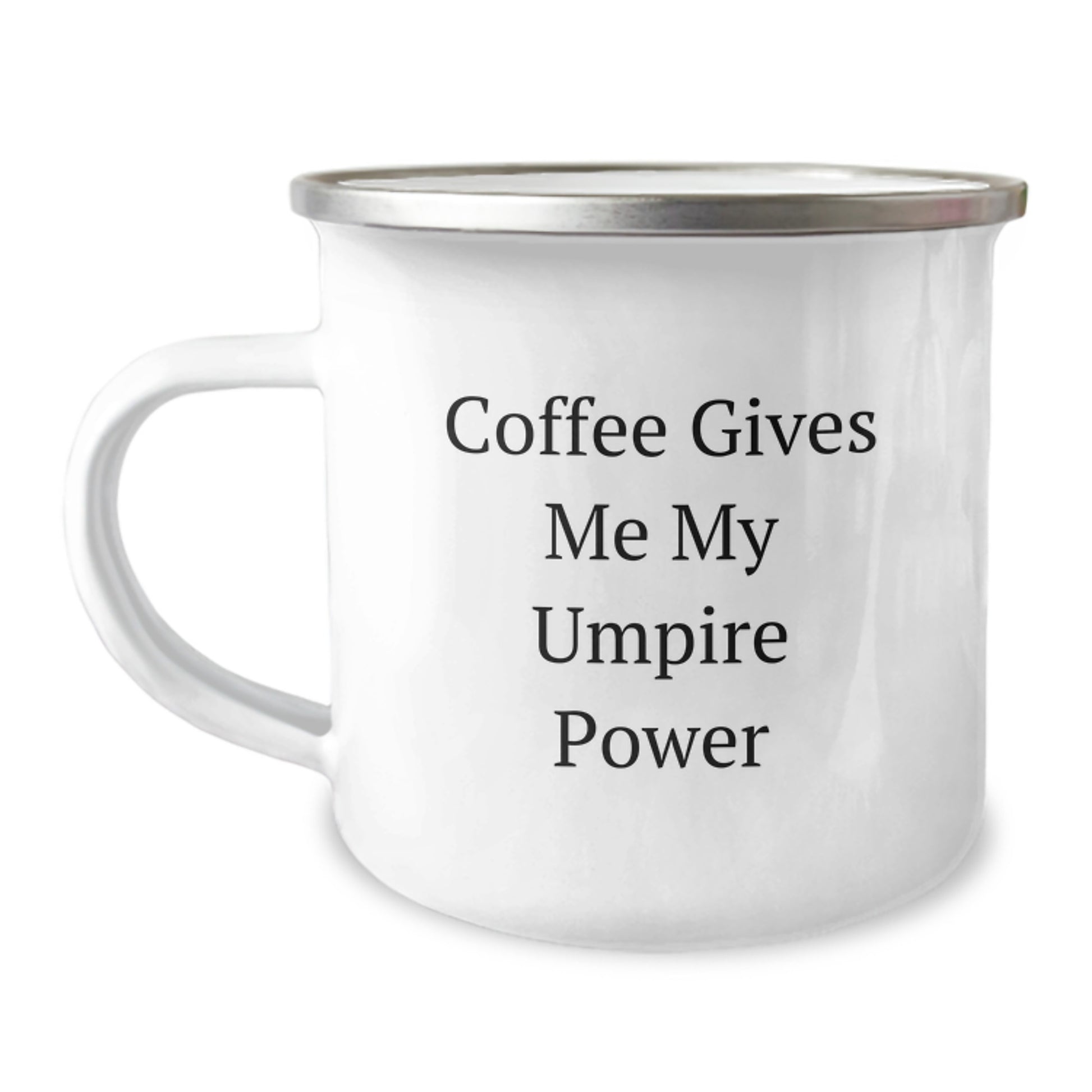 Umpire Gifts for Him Funny Coffee Mug, Umpire Unique Graduation Gifts, Personalized Camping Mug Coffee Gives Me My Umpire Power - Image 1