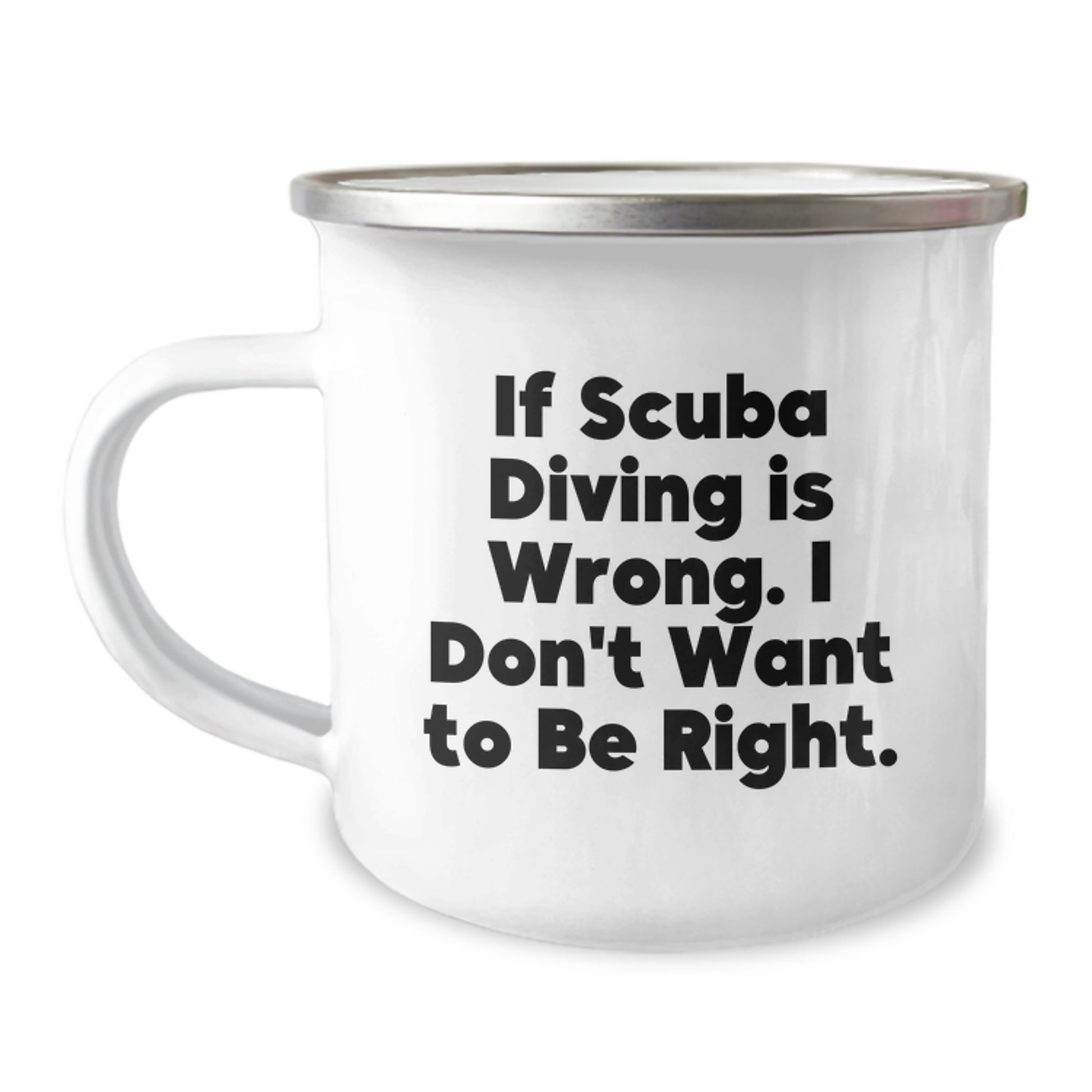 Gifts from Friends for Scuba Diving Enthusiasts Funny Graduation Unique Gifts - Scuba Diving Humor Camping Mug for Men - Image 1