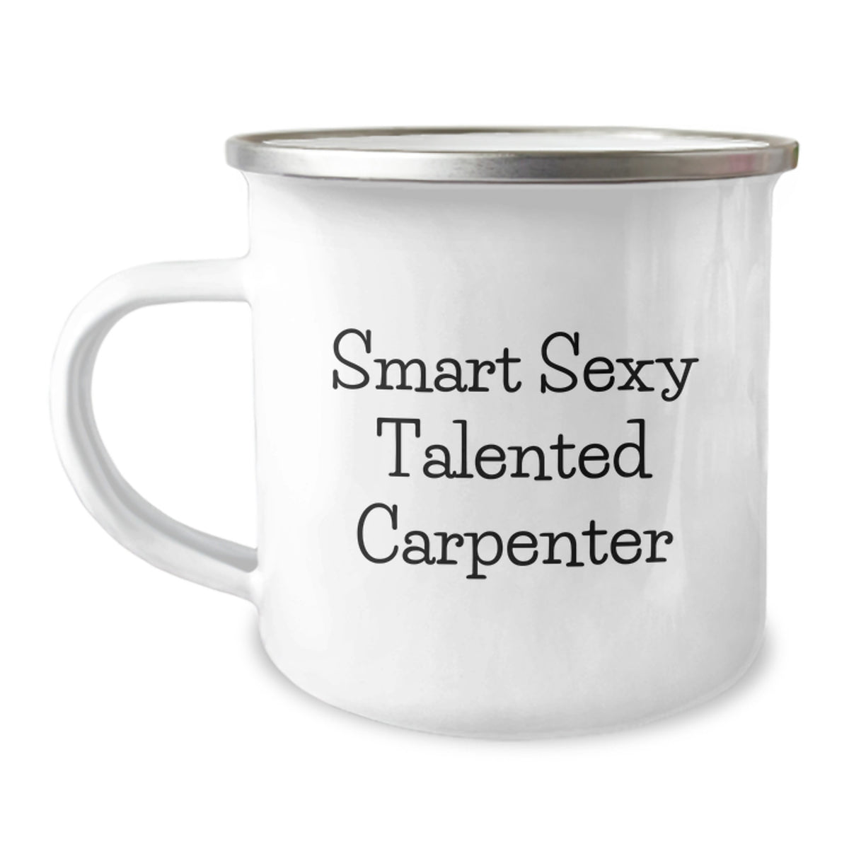 Funny Carpenter Gifts from Friends - Smart Carpenter Christmas Unique Gifts for Men - Christmas Camping Mug for Carpenter - Image 1