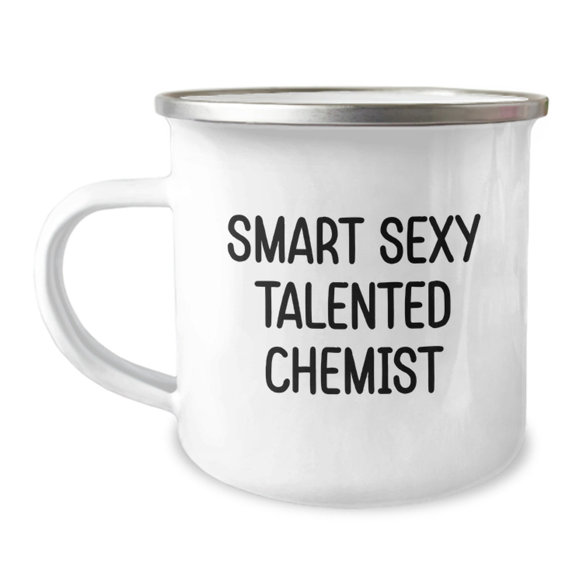 Smart Sexy Talented Chemist Gift for Men Christmas Unique Gifts from Family - Camping Mug - Image 1