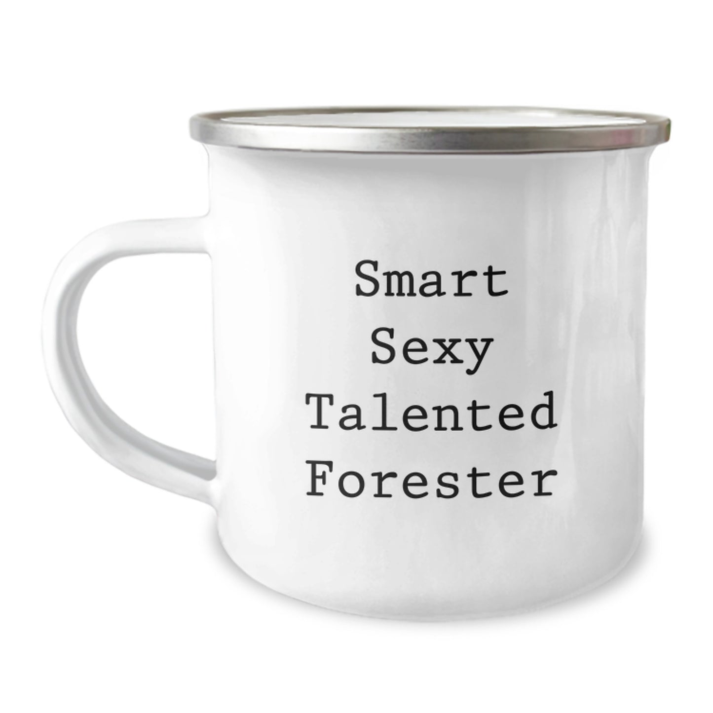 Funny Forester Graduation Gifts from Friends, Smart Sexy Talented Forester Quote, Camping Mug for Men, Unique Forester Gifts for Forester - Image 1