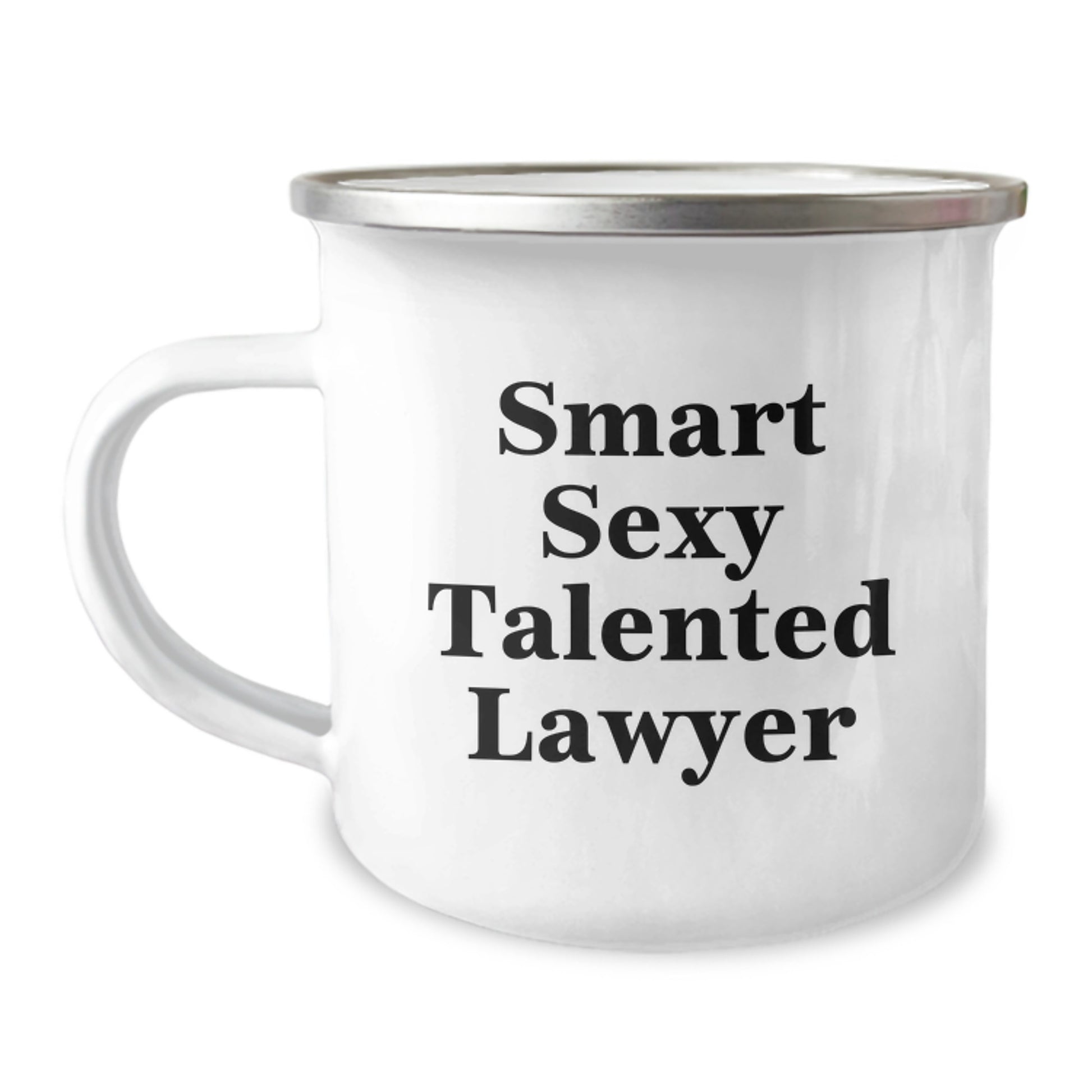 Smart Sexy Talented Lawyer Graduation Unique Gifts for Lawyer Friends and Family - Funny Lawyer Camping Mug - Image 1