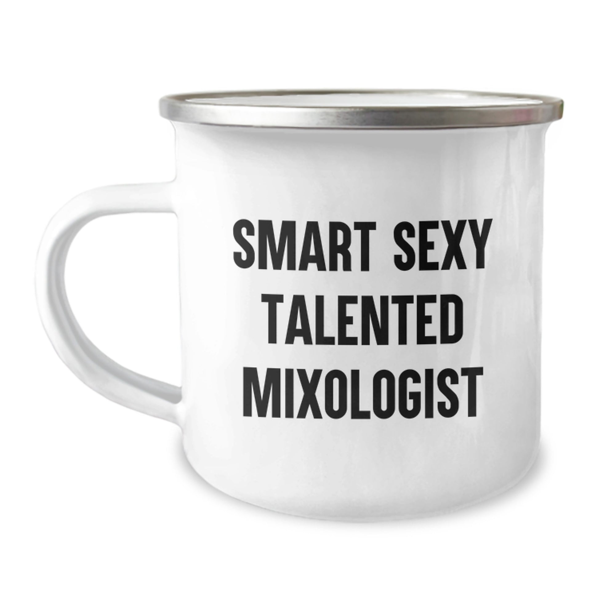 Smart Sexy Talented Mixologist Valentine's Unique Gifts from Family Friends for the Camping Mug Enthusiast, Funny Quote Mixologist Gifts for Women Men Friends Coworkers - Image 1