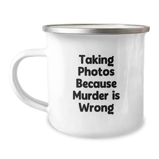 Gifts from Friends for Taking Photos Enthusiasts Funny Camping Mug Graduation Unique - Image 1