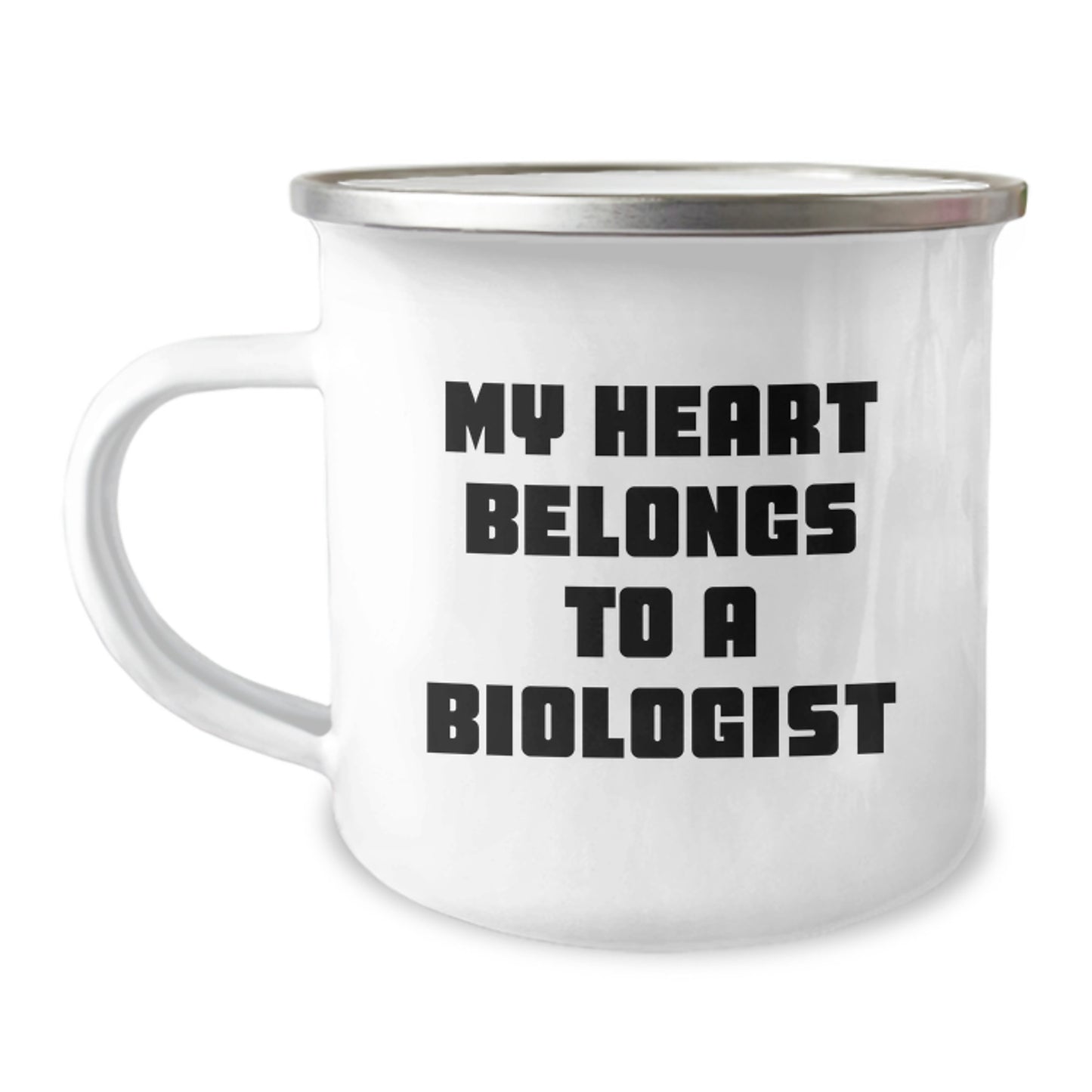 Funny Biologist Gifts from Family - My Heart Belongs To A Biologist Graduation Unique Gifts for Biologist Men - Image 1