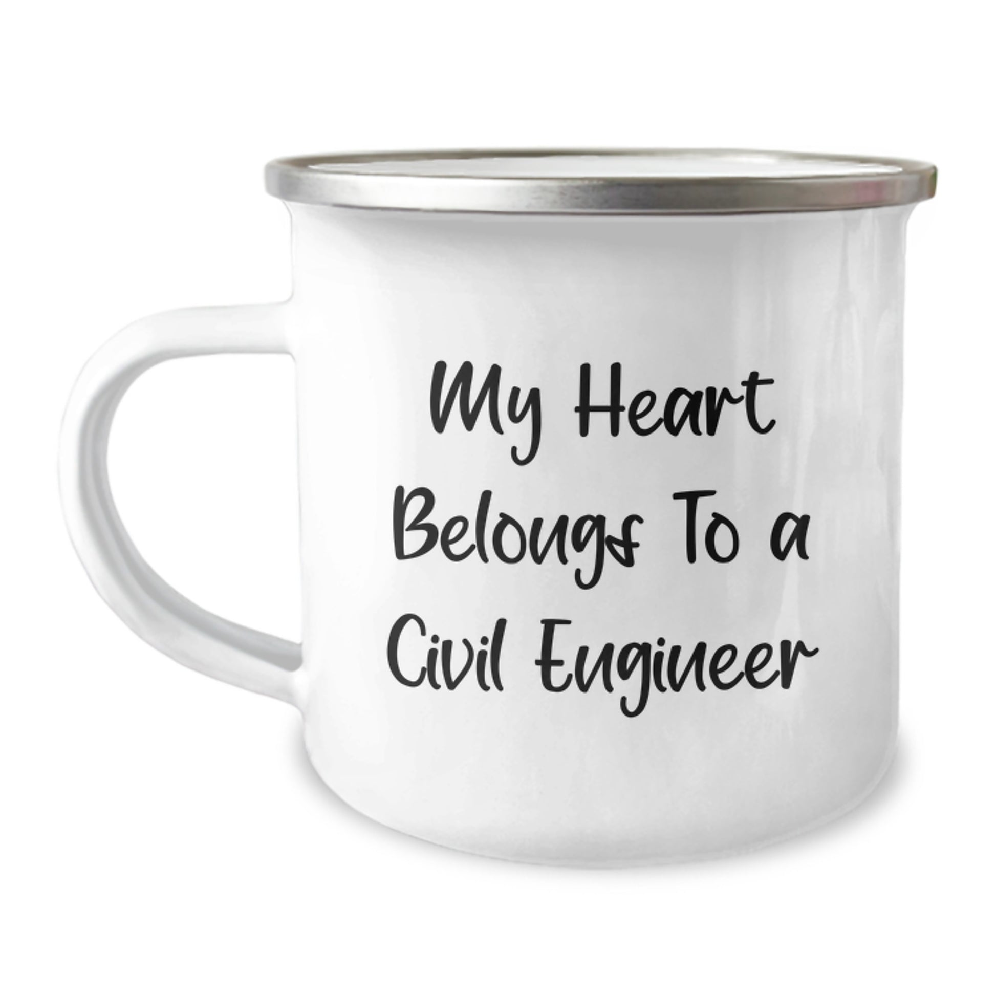 Funny Civil Engineer Gifts for Him - My Heart Belongs To A Civil Engineer - Birthday Unique Gifts from Friends to Civil Engineer Men - Image 1