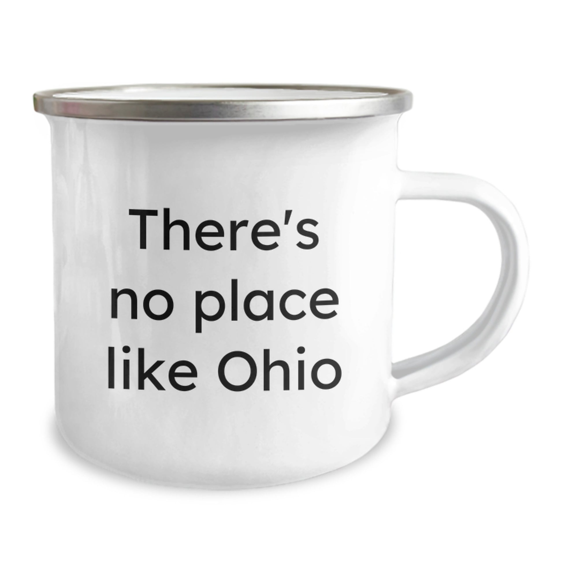 Funny Ohio Gifts from Men to Friends, There's No Place Like Ohio Camping Mug for Graduation Unique Gifts - Image 2
