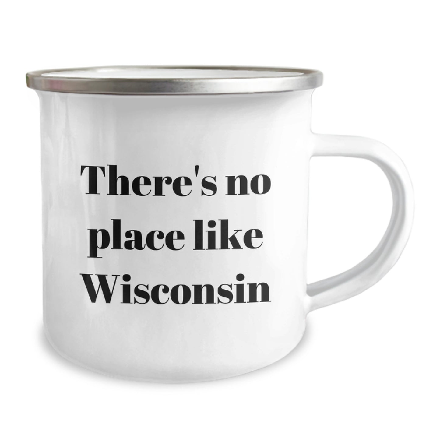Wisconsin Camping Mug, Funny Quote 'There's No Place Like Wisconsin' Gifts for Men, Women, Family, Friends - Graduation Unique Gifts from Wisconsin Lover - Image 2