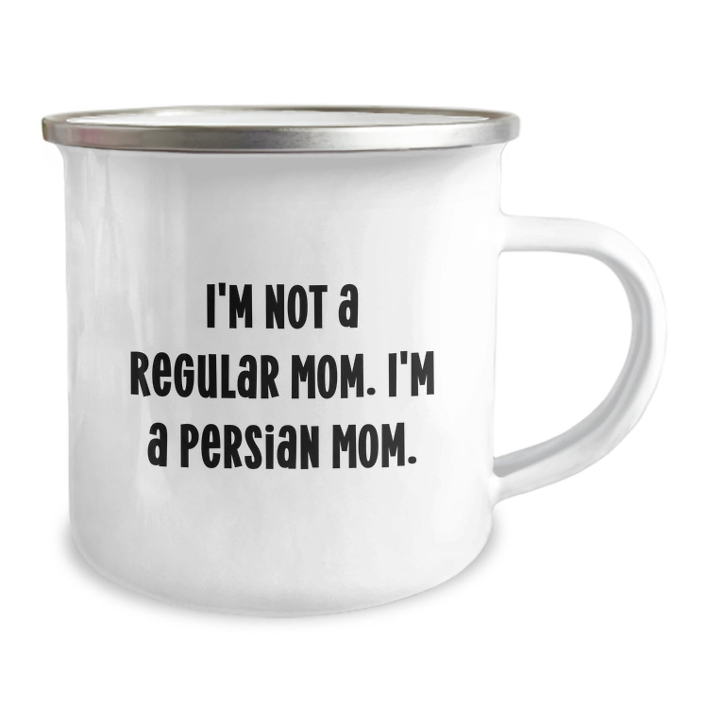 Funny Persian Cat Camping Mug Gifts from Mom for Persian Cat Enthusiasts on Valentine's - Image 2