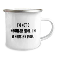 Load image into Gallery viewer, Funny Persian Cat Camping Mug Gifts from Mom for Persian Cat Enthusiasts on Valentine's - Image 2
