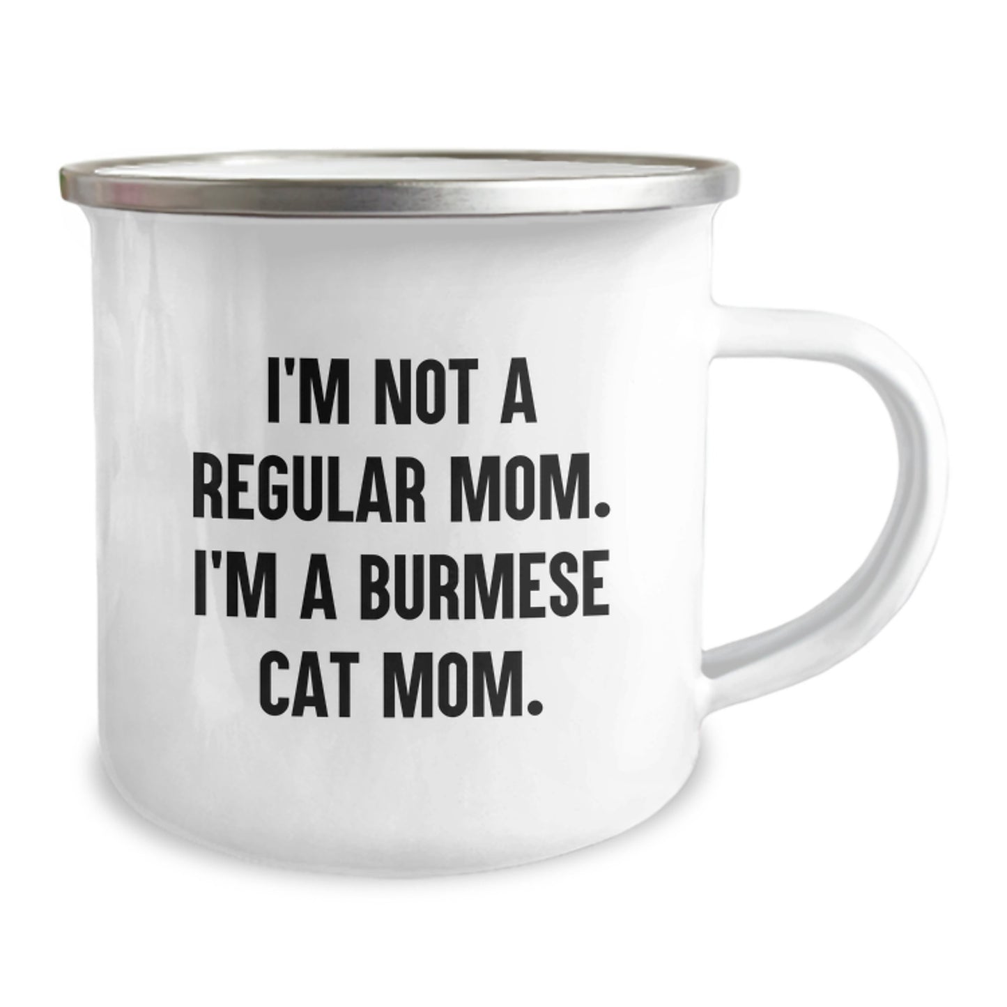 Burmese Cat Mom Funny Gifts from Mom, Unique Burmese Cat Camping Mug for Women, Funny Graduation Unique Gifts from Mom to Daughter - Image 2