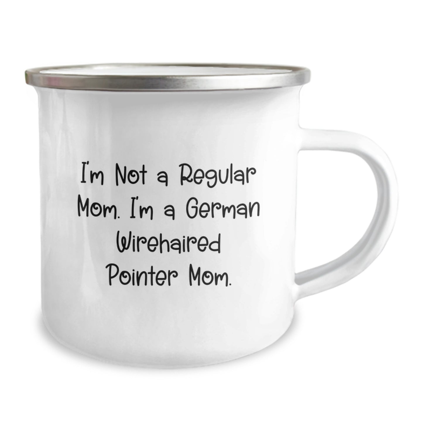 Funny German Wirehaired Pointer Mom Gifts from Family - German Wirehaired Pointer Dog Camping Mug for Graduation - Image 2