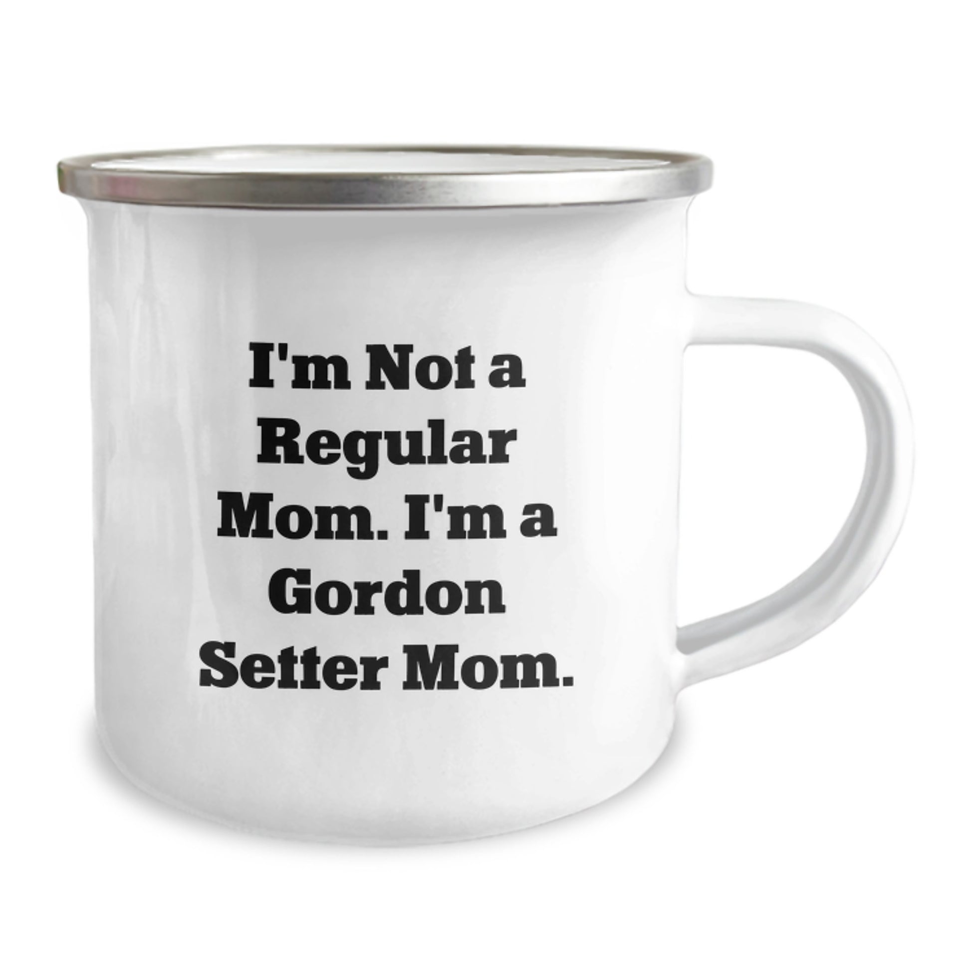 Gordon Setter Dog Mom Gifts, Funny Camping Mug for Gordon Setter Dog Lovers, Graduation Unique Gifts from Friends, Family, Coworkers, 'I'm Not A Regular Mom. I'm A Gordon Setter Mom.' - Image 2