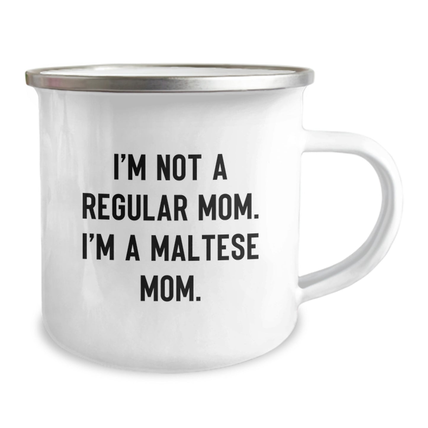 Maltese Mom Keepsake Stainless Steel Camping Mug for Him Birthday Gift - Image 2