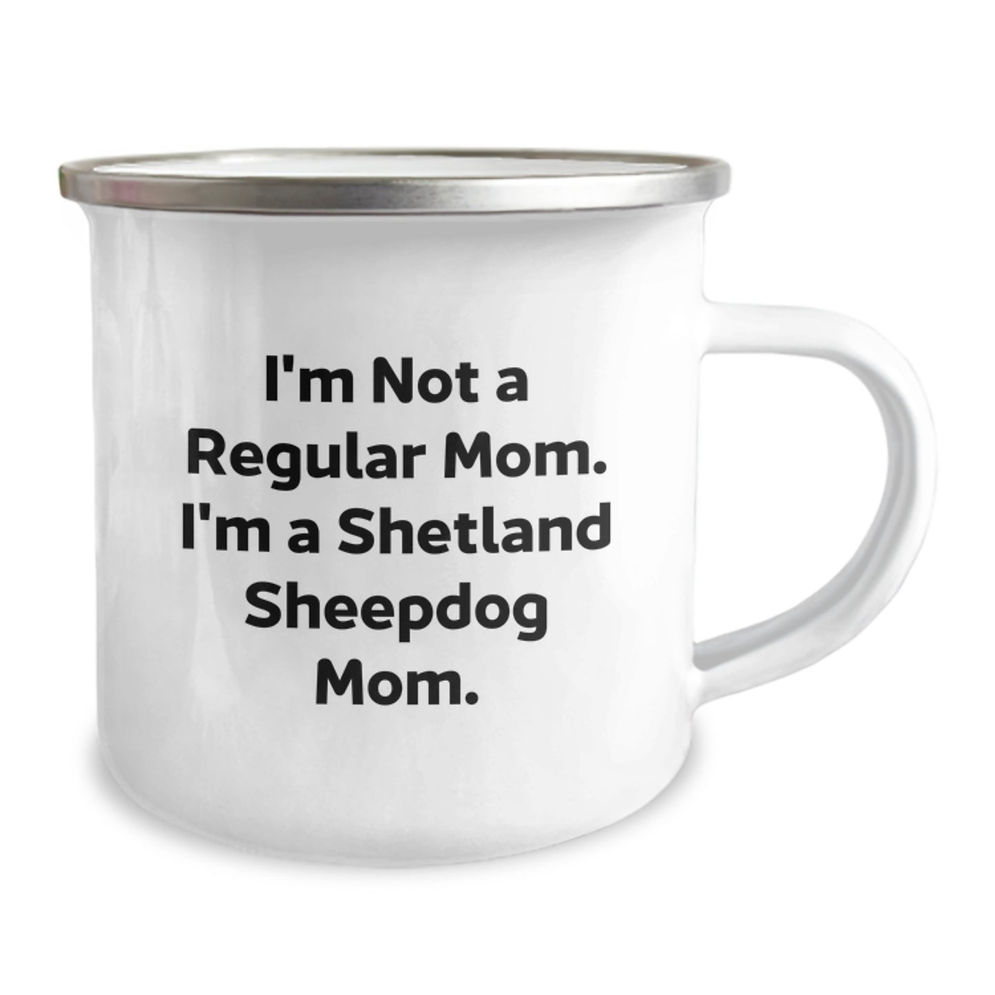 Shetland Sheepdog Mom Funny Camping Mug Gifts for Her Graduation Unique Presents from Mom to Daughter - Image 2