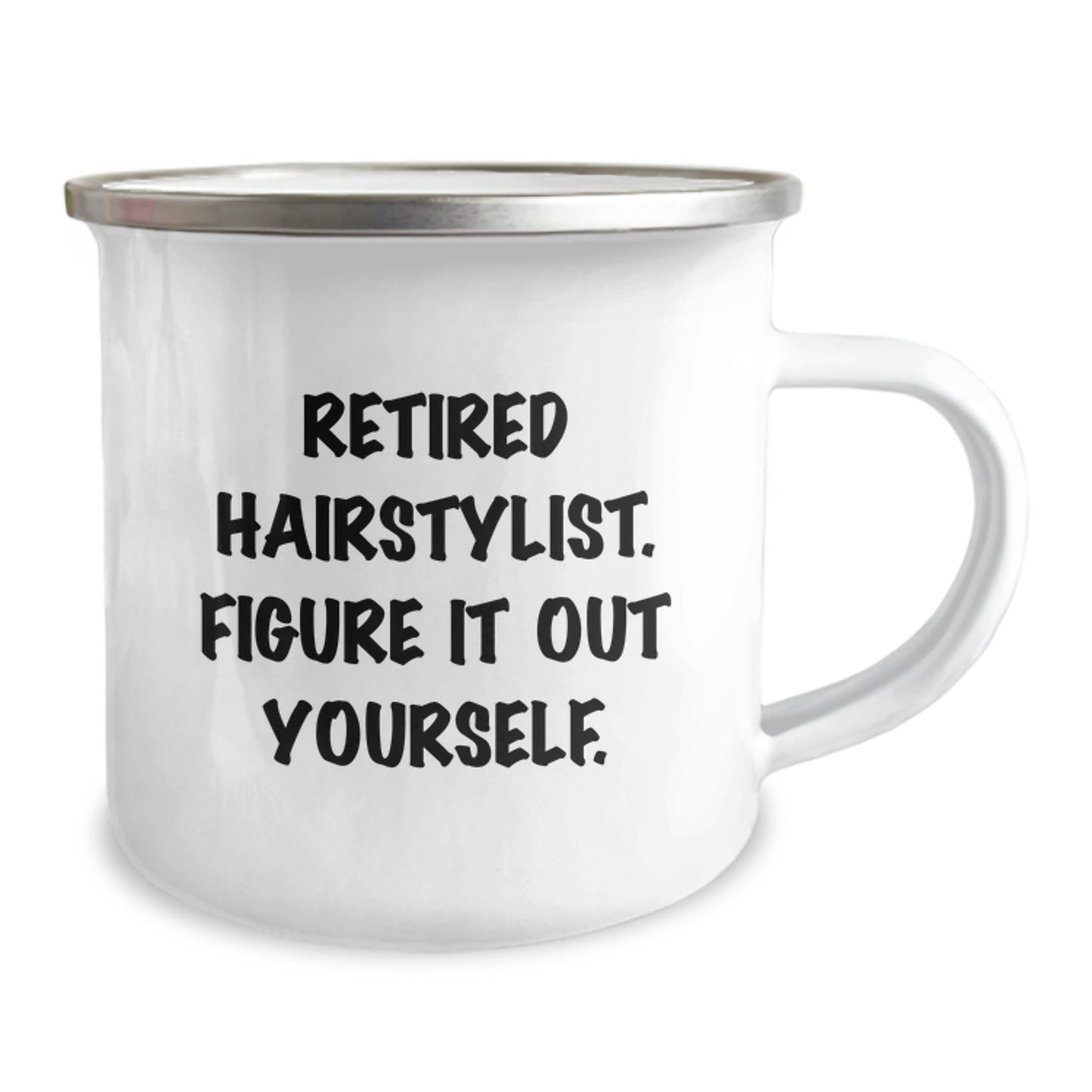 Hairstylist Camping Mug Funny Quote Gifts from Friends to Hairstylist Graduation Unique Mugs for Hairstylist - Image 2