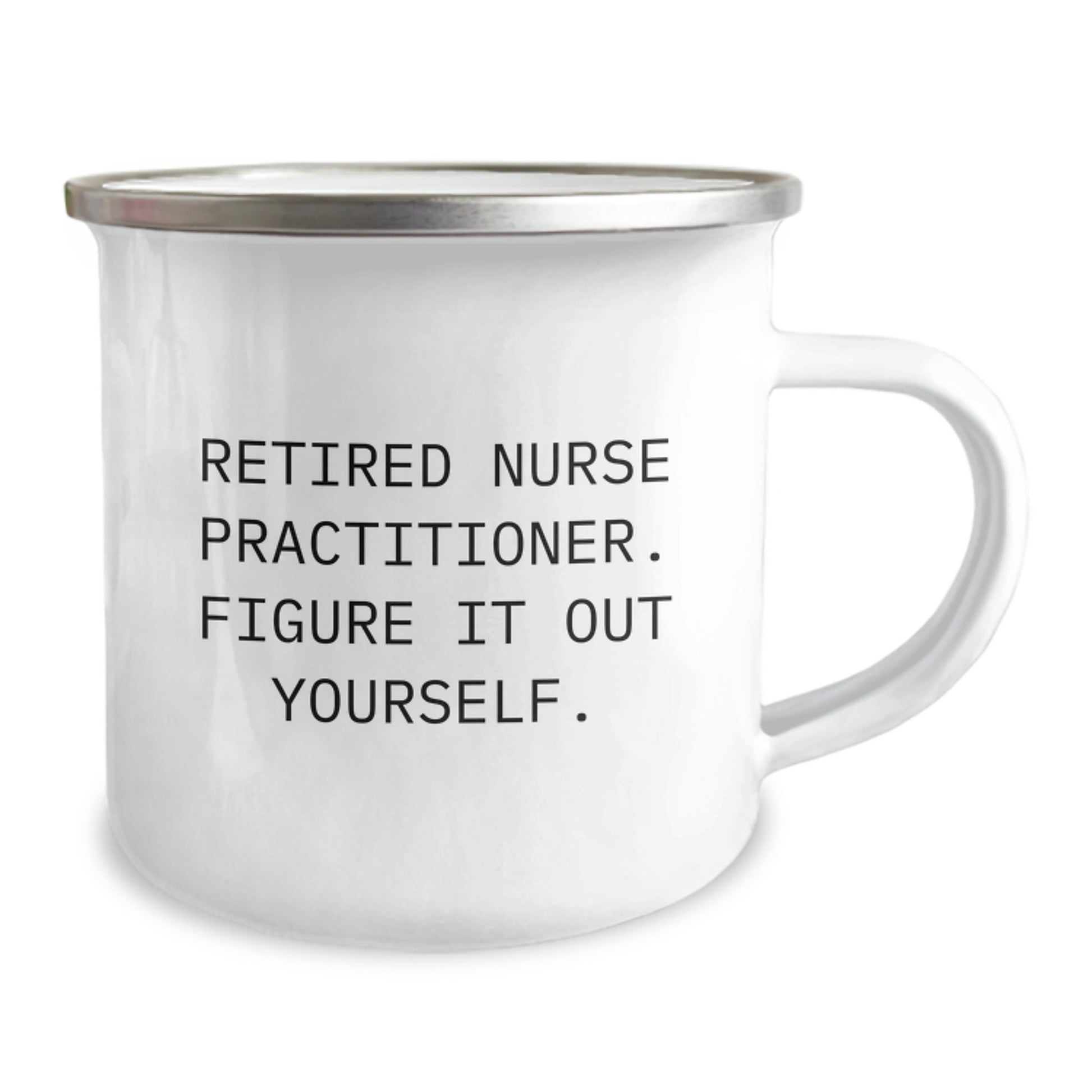 Nurse Practitioner Gifts from Friends - Retired Nurse Practitioner Figure It Out Yourself Camping Mug, Unique Graduation Gift for Nurse Practitioner Women - Image 2