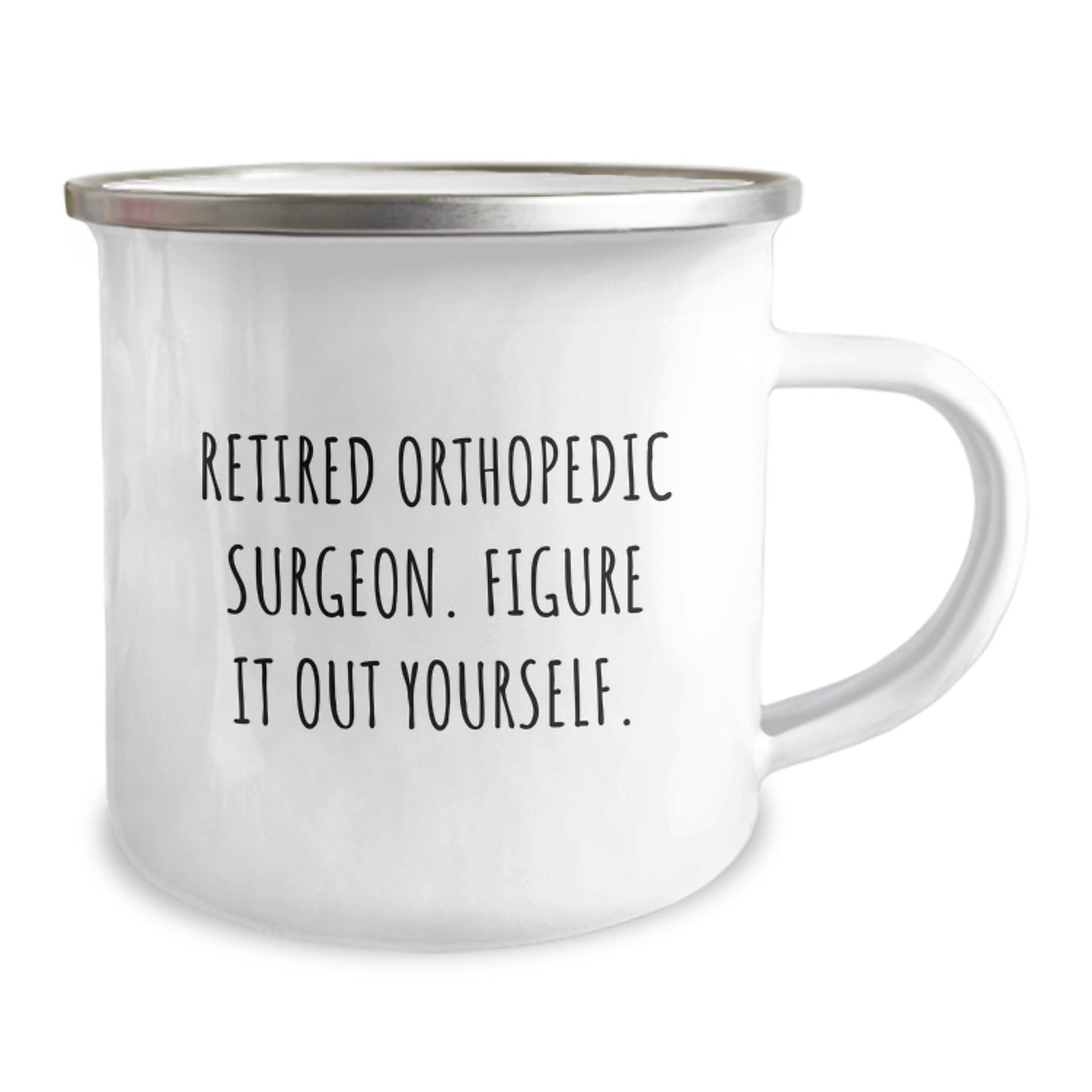 Funny Orthopedic Surgeon Gifts from Friends, Unique Camping Mug for Orthopedic Surgeon Graduation - Image 2