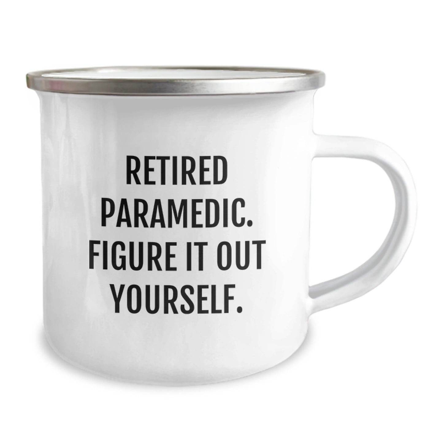 Funny Rescue Worker Gifts for Men - Retired Rescue Worker Figure It Out Yourself Camping Mug for Birthday Unique Gifts from Friends - Image 2