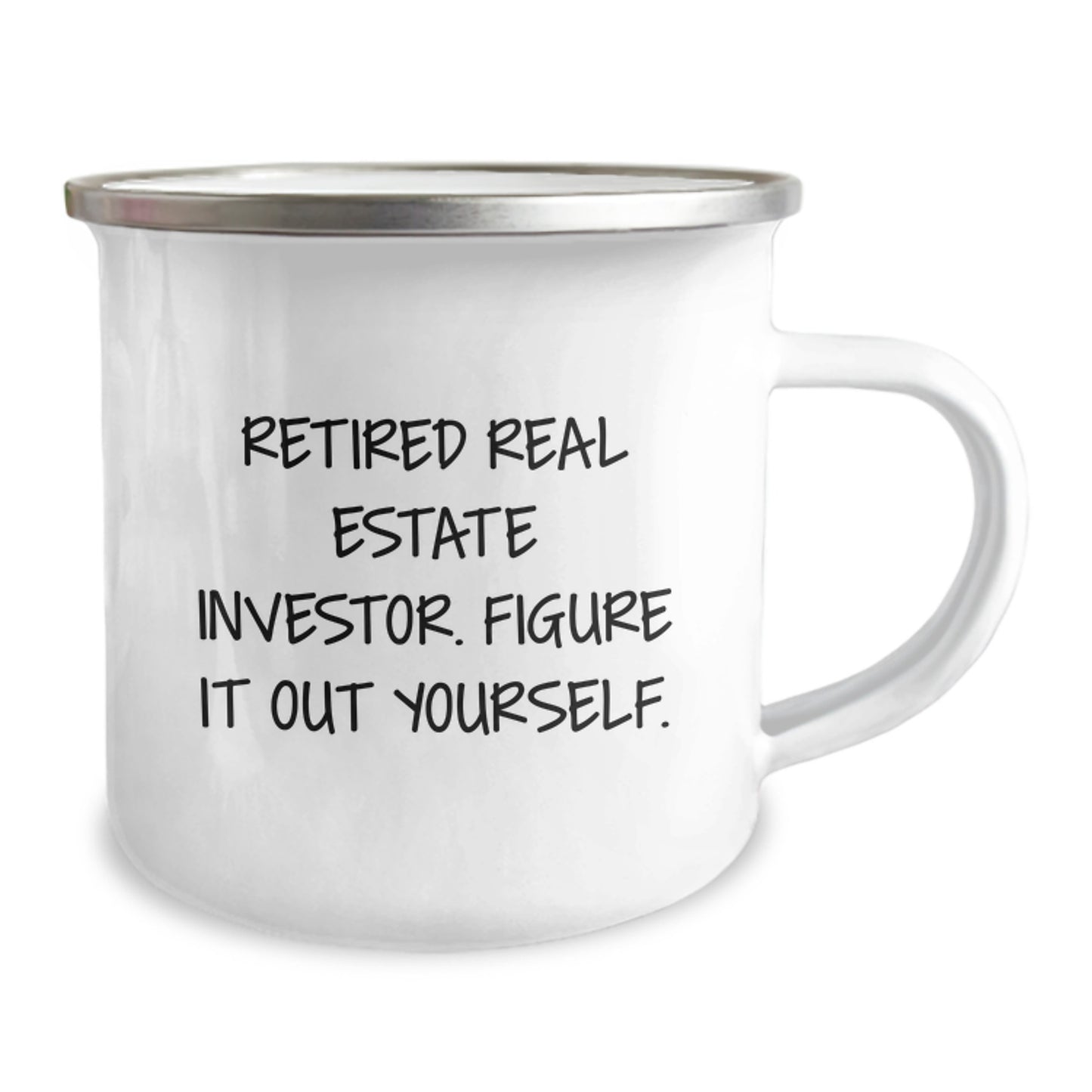 Funny Real Estate Investor Gifts for Friends, Graduation Unique Gifts for Real Estate Investor Men, Camping Mug Quote - Image 2
