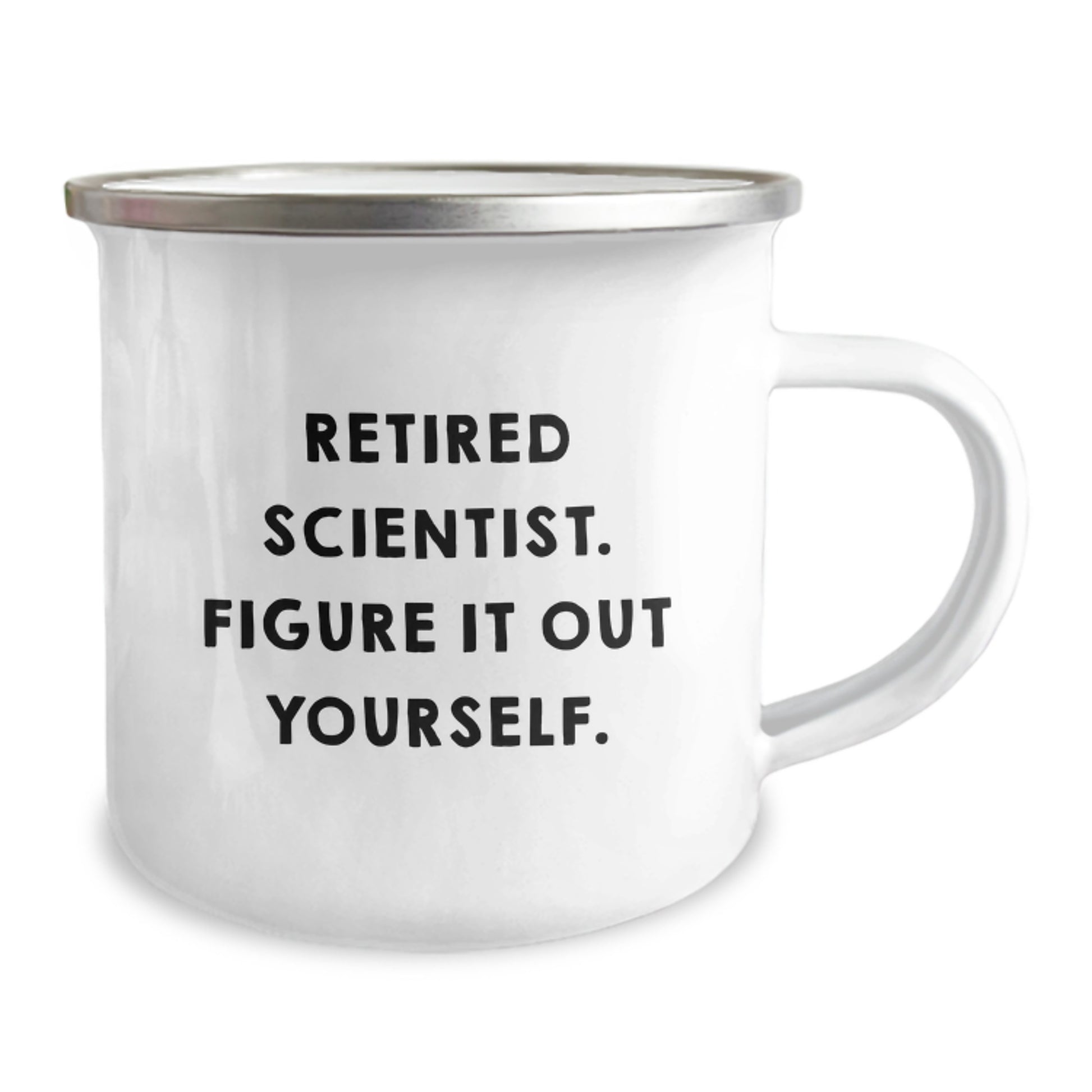 Unique Gifts from Friends to Scientist Men Valentine's Unique Mugs - Funny Quote Figure It Out Yourself by Scientist - Image 2