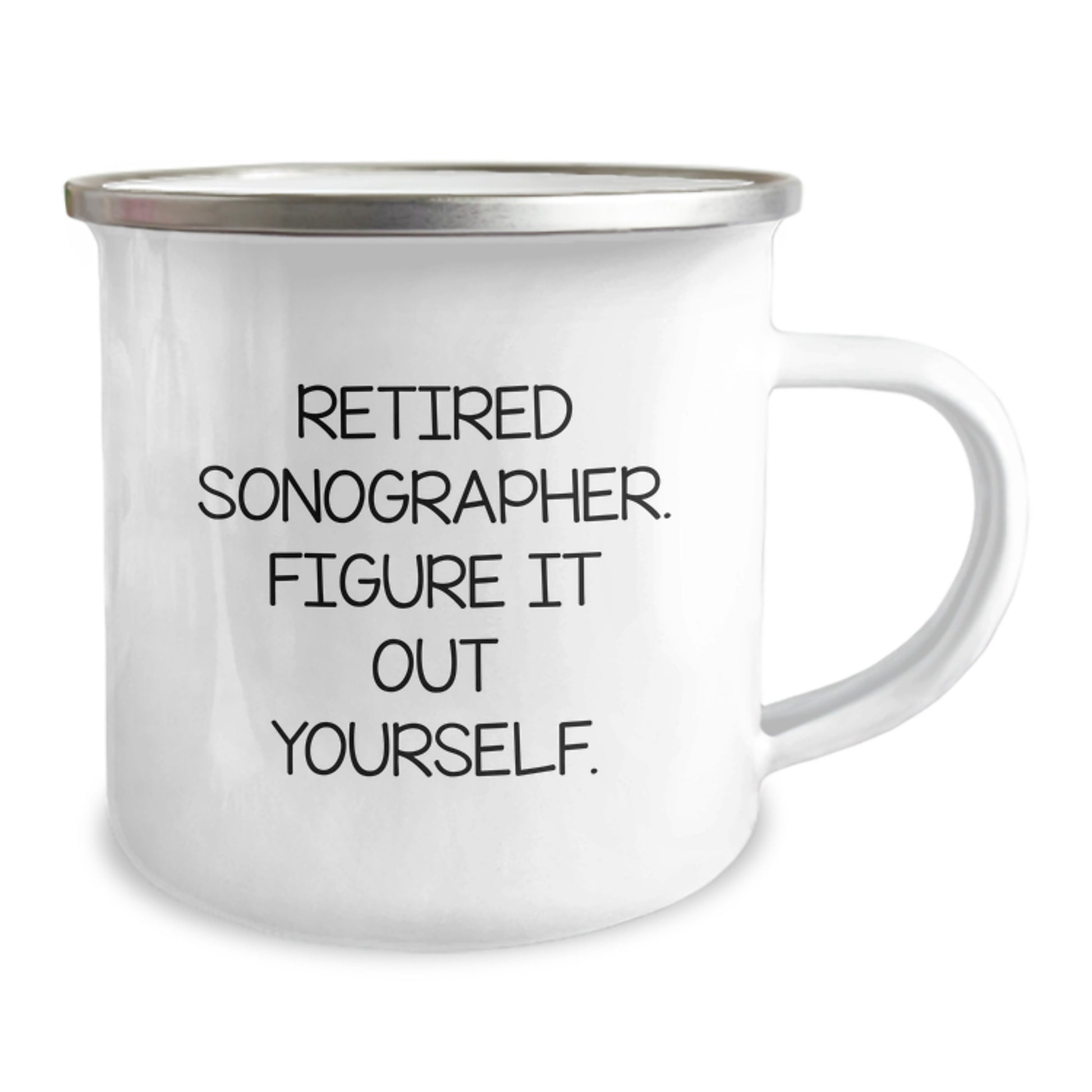 Funny Sonographer Graduation Unique Gifts from Friends and Family for Sonographers Camping Mug - Image 2